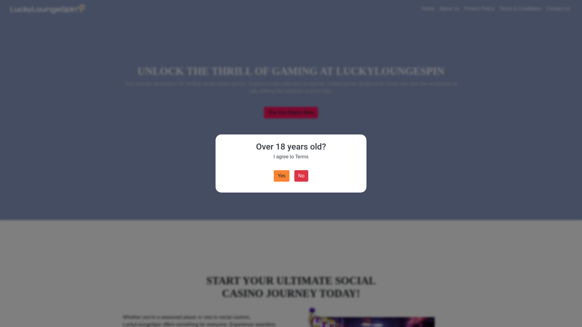 website screenshot of https://dicedasherscasino.com/