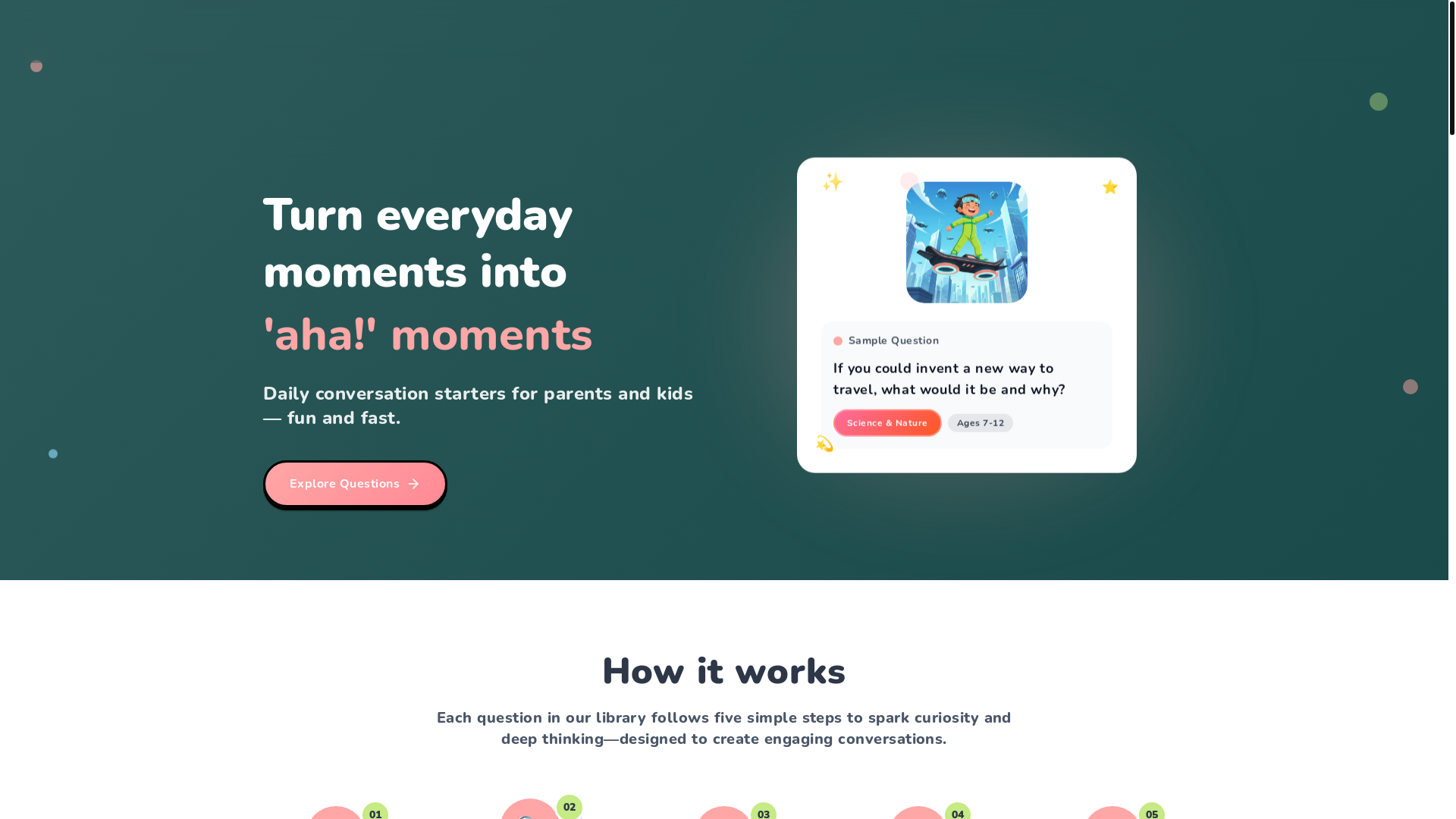 website screenshot of https://curiousbrains.ai/