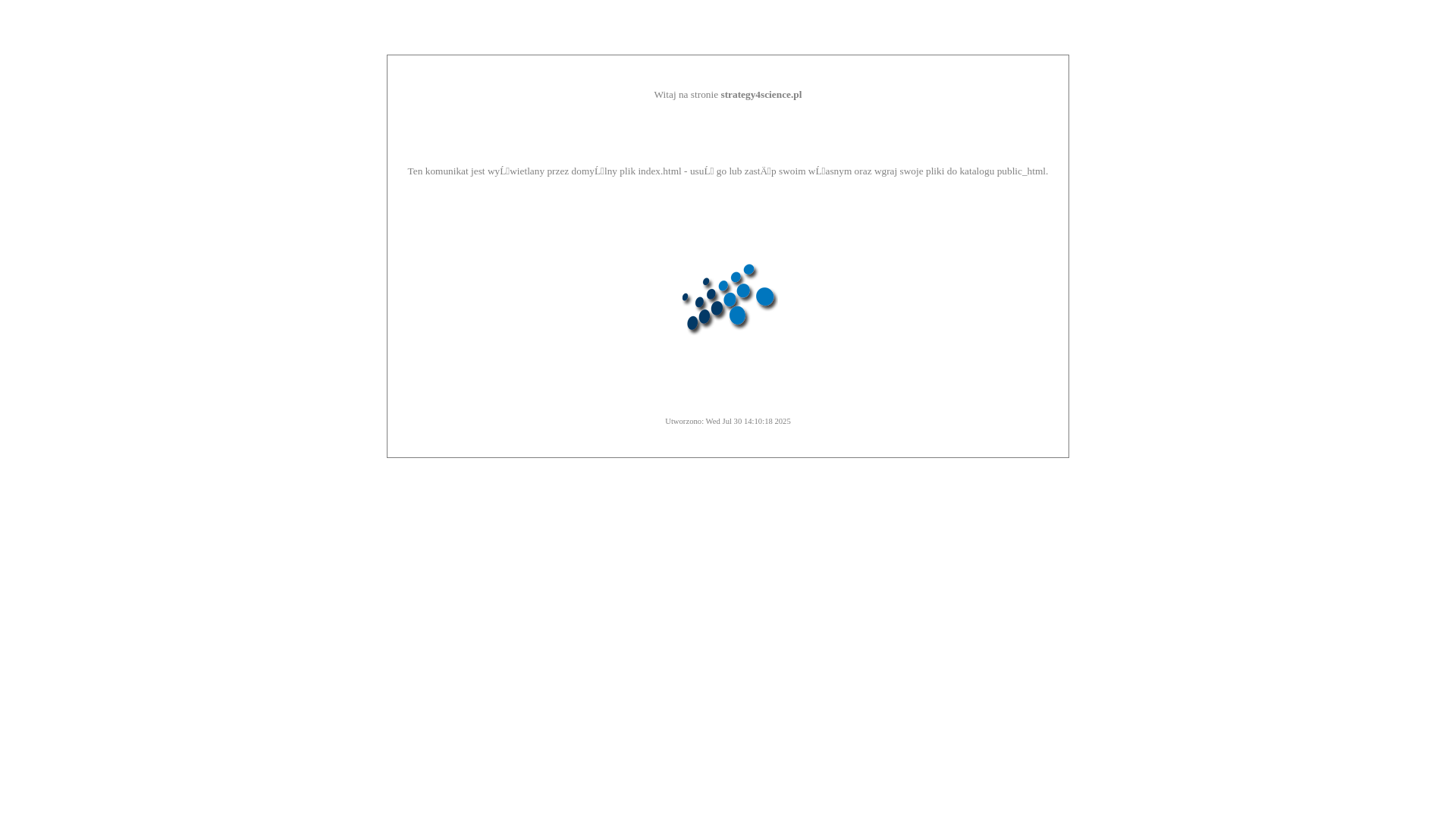 website screenshot of https://strategy4science.pl/