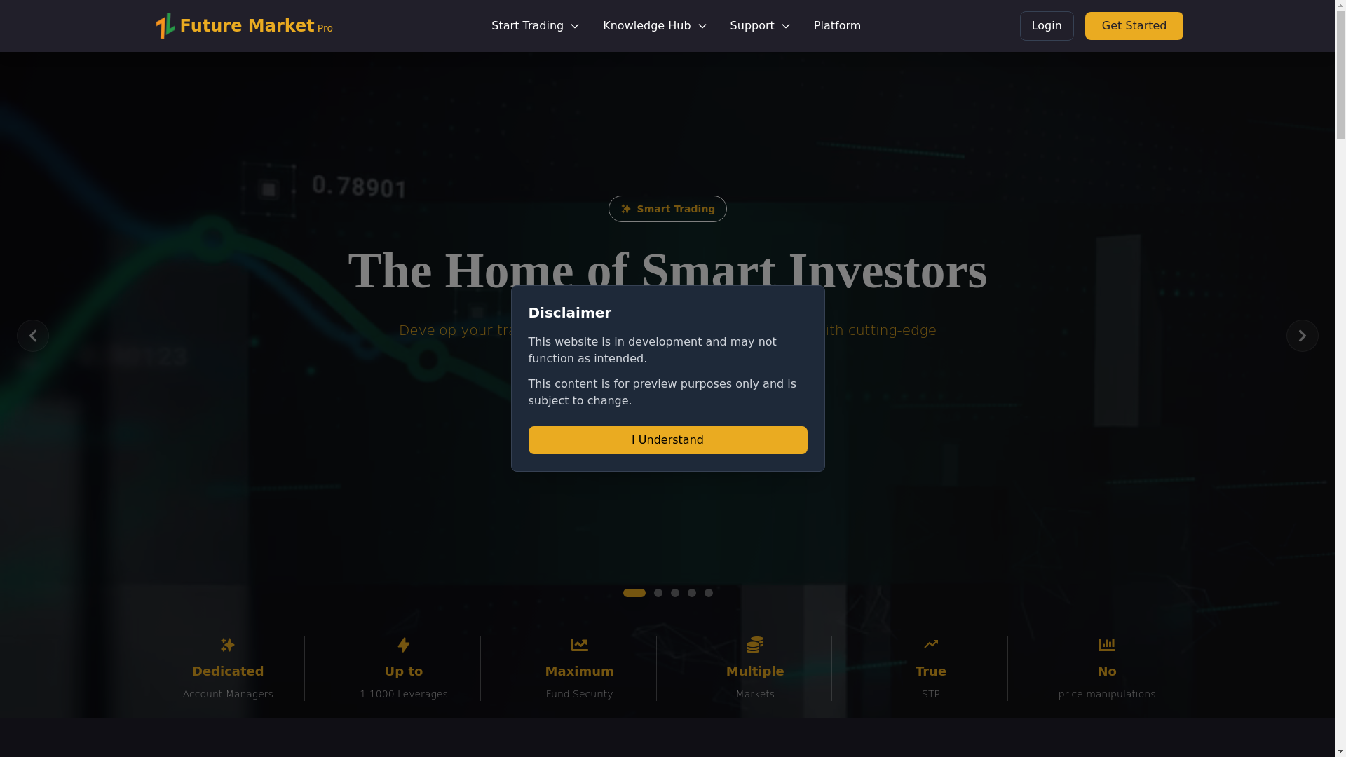 website screenshot of https://future-market-pro.pages.dev/