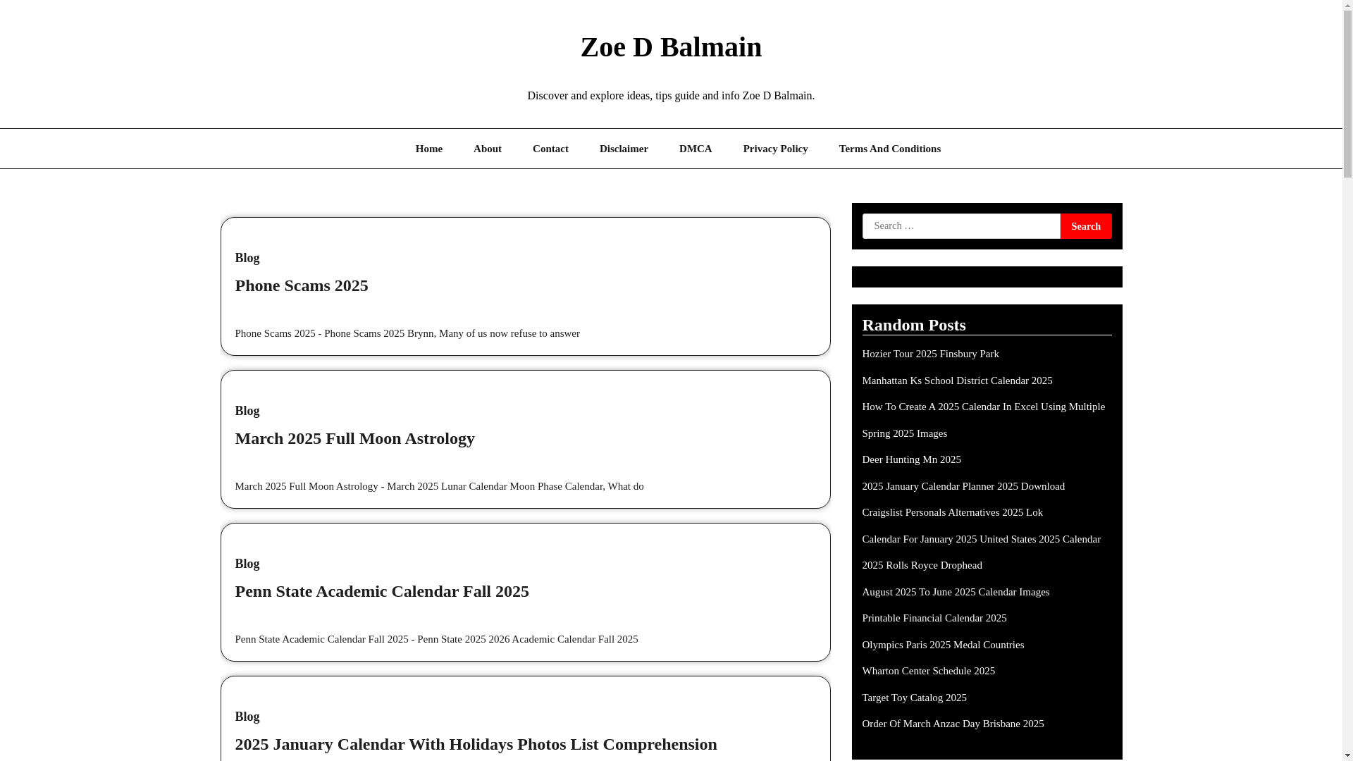 website screenshot of https://zoedbalmain.pages.dev/