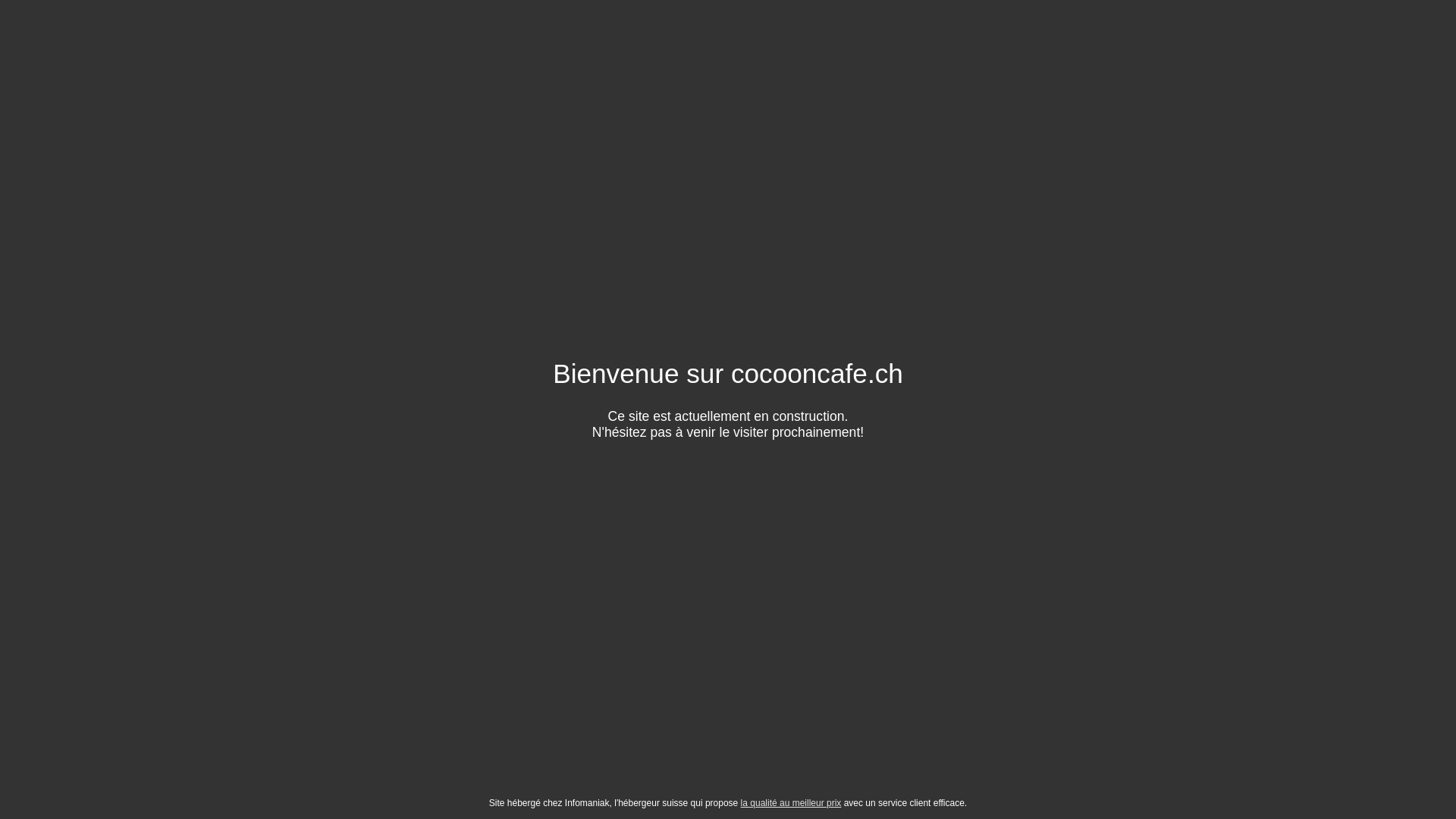 website screenshot of https://cocooncafe.ch/