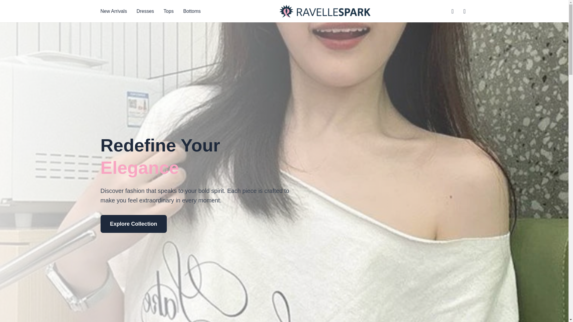 website screenshot of https://ravellespark.com/