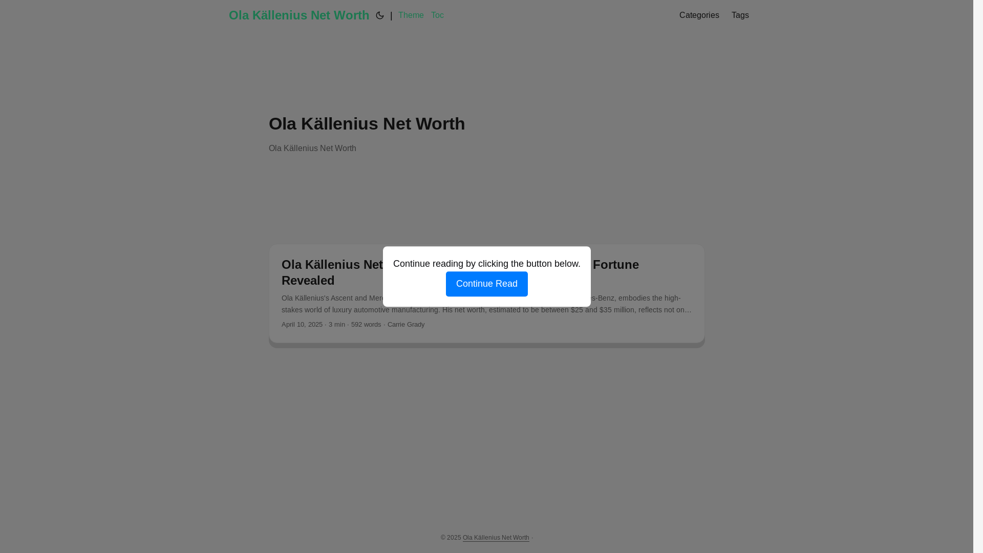 website screenshot of https://ola-kallenius-net-worth.pages.dev/