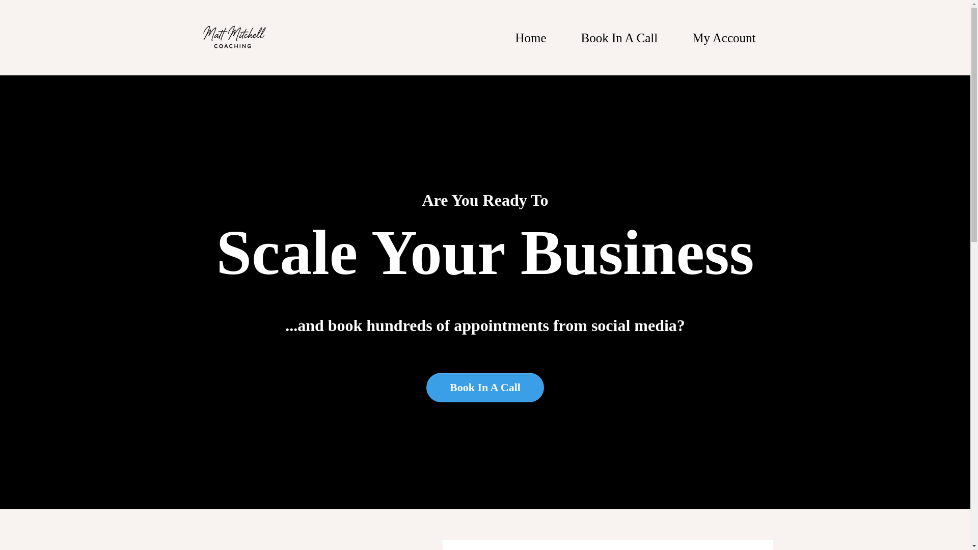 website screenshot of https://coachmattmitchell.com/