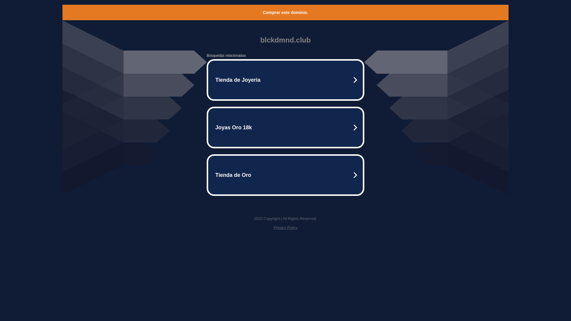 website screenshot of https://blckdmnd.club/