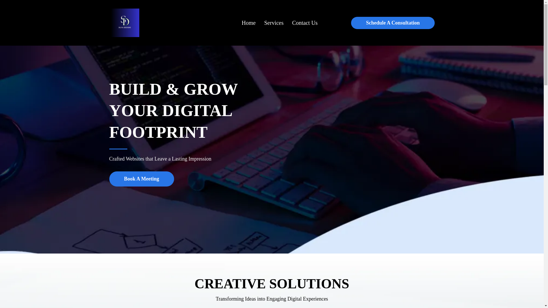 website screenshot of https://silvadesigns.org/