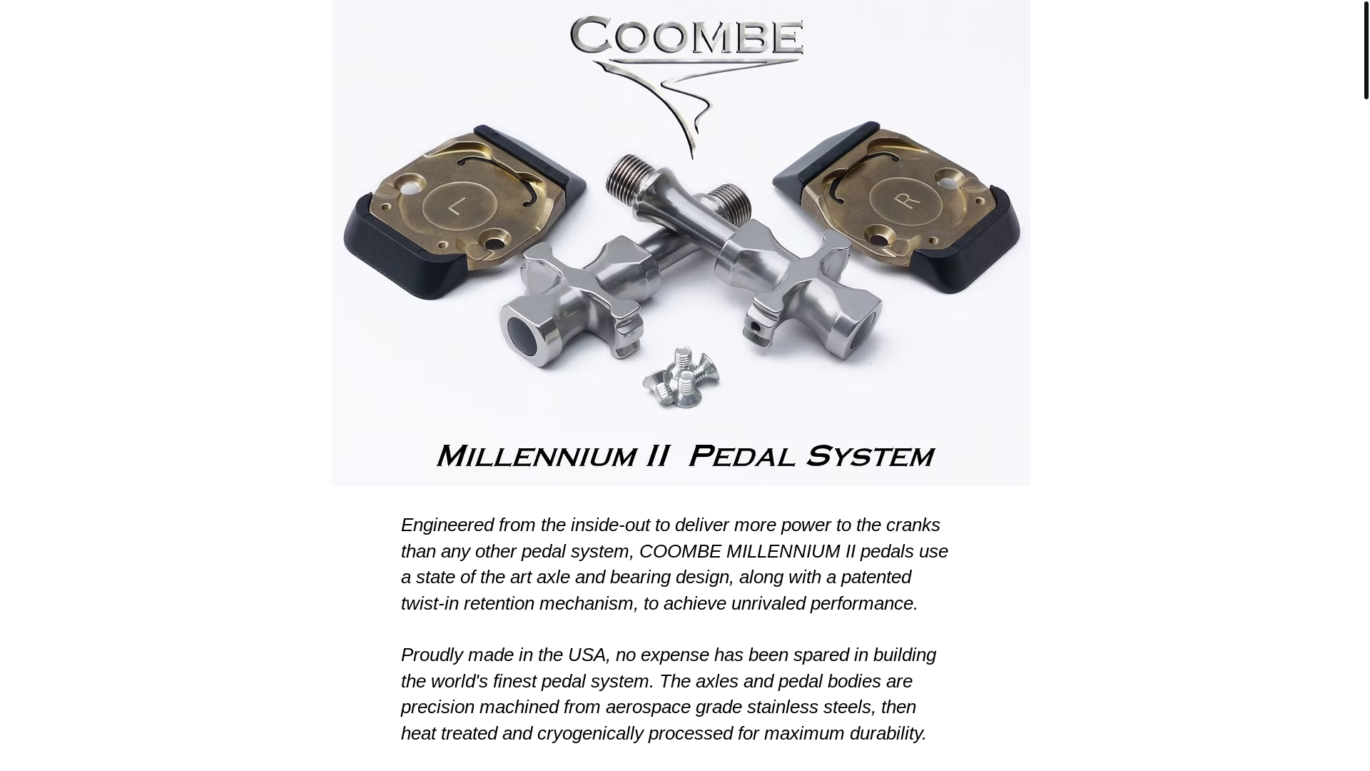 website screenshot of https://coombeengineering.com/