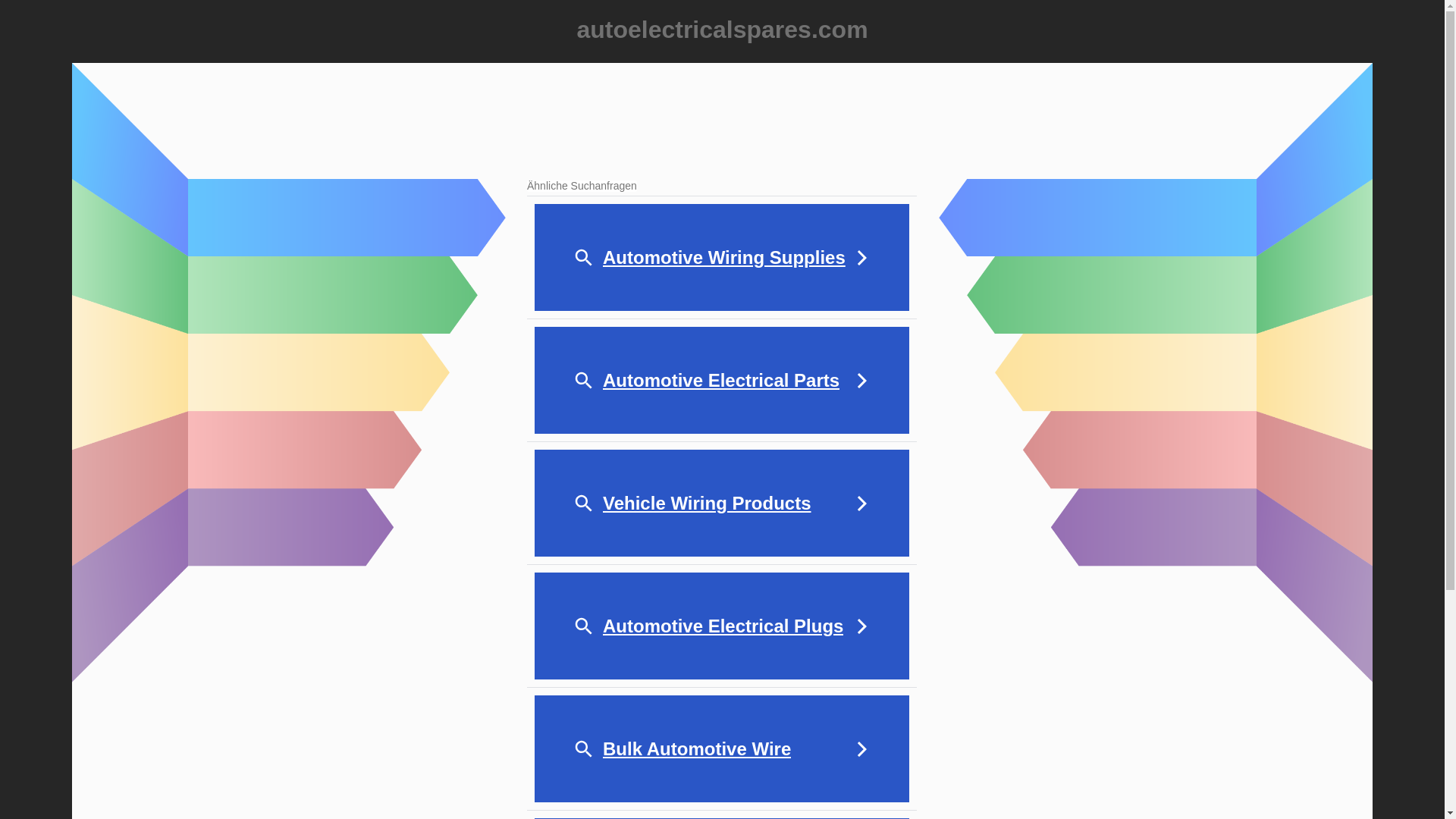 website screenshot of https://autoelectricalspares.com/