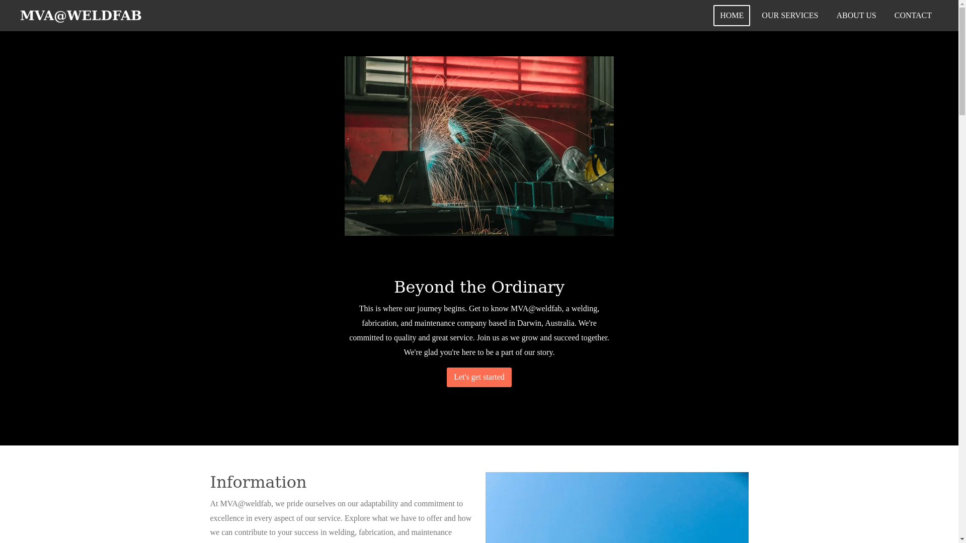 website screenshot of https://mvaweldfab.com/