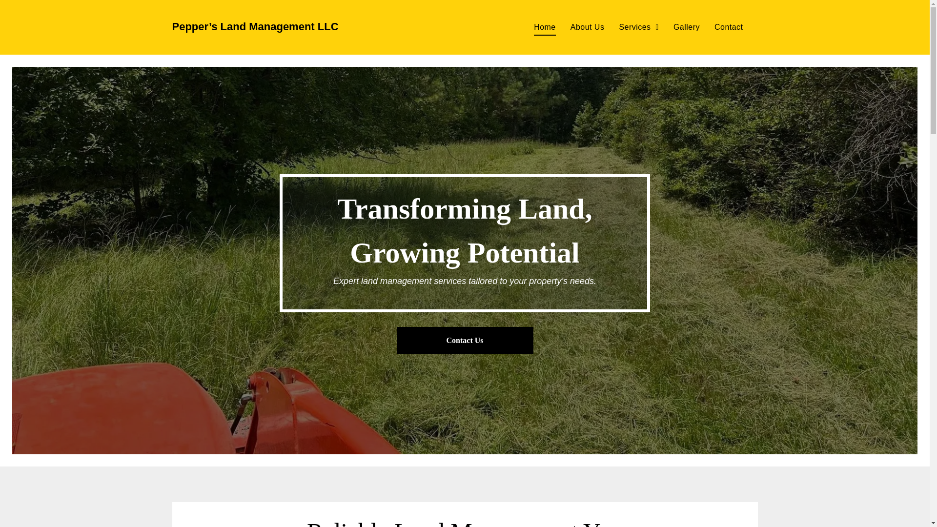 website screenshot of https://pepperslandmanagement.com/