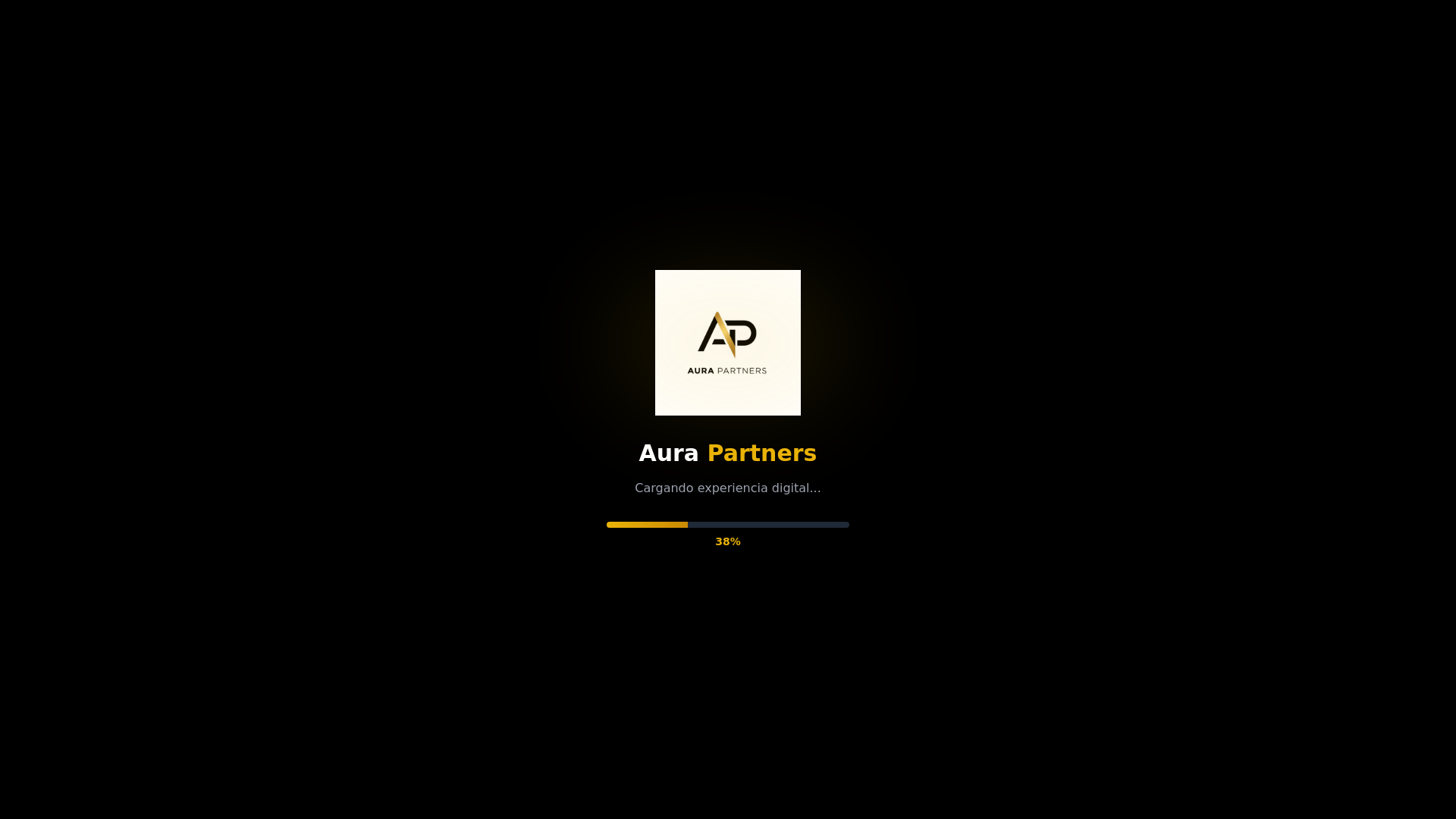 website screenshot of https://aurapartners.cl/