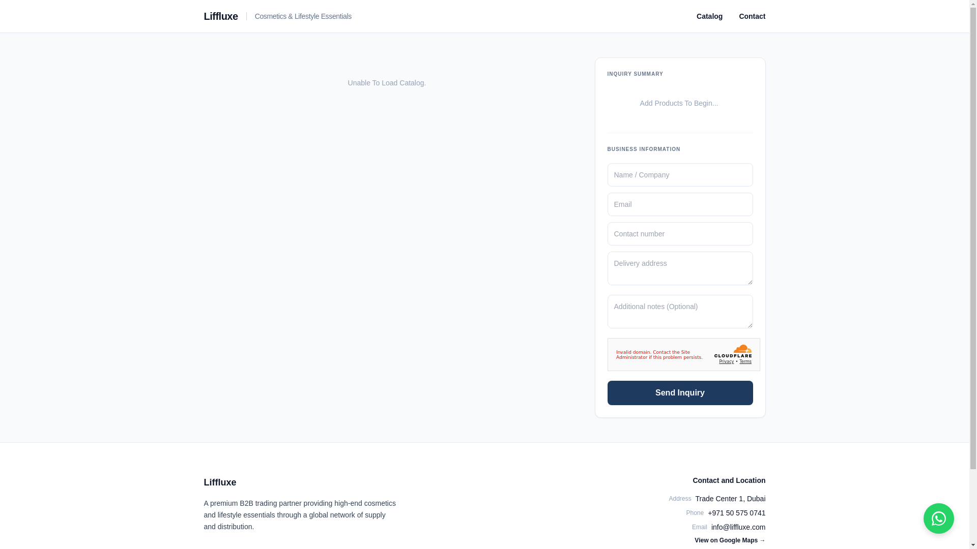website screenshot of https://liffluxe-frontend.pages.dev/