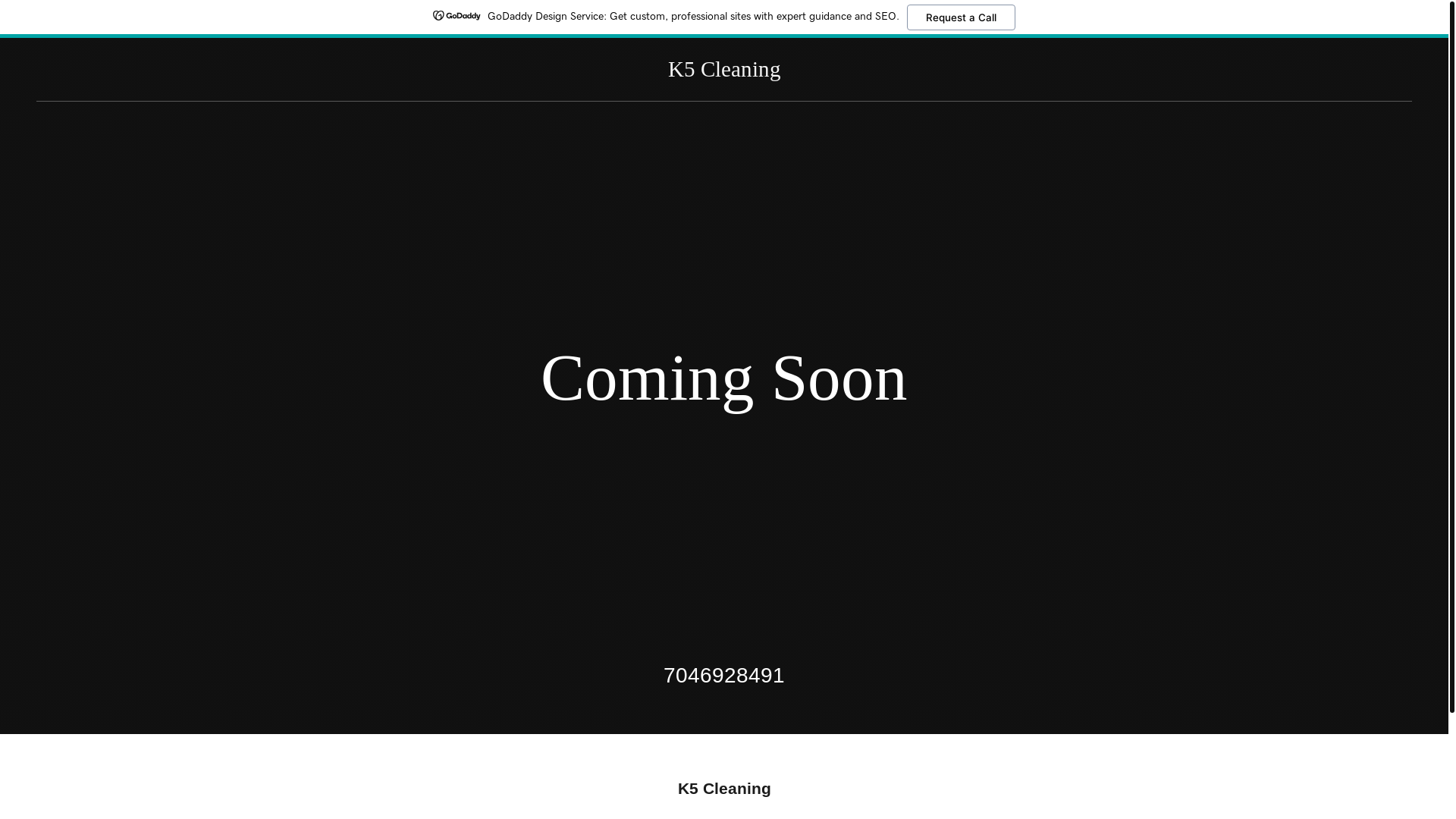 website screenshot of https://k5cleaning.com/