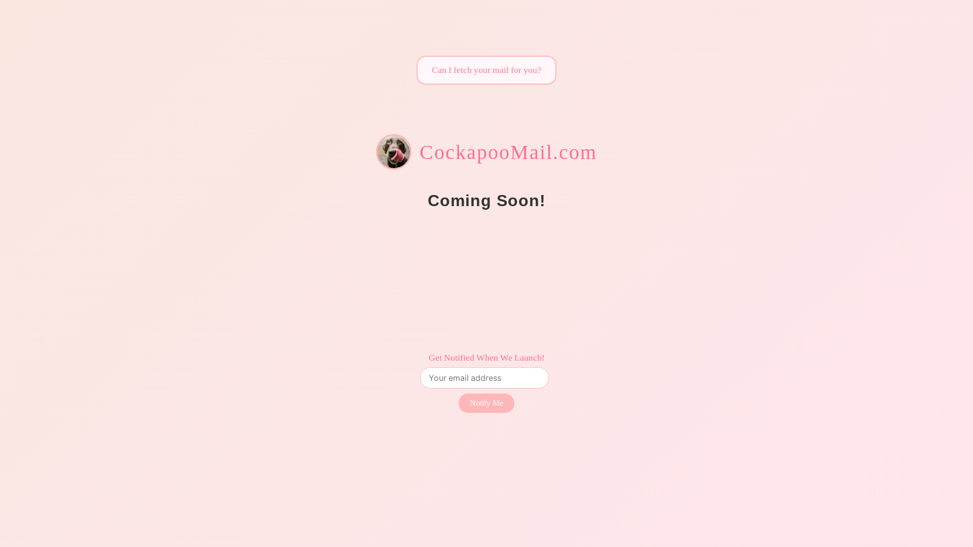 website screenshot of https://cockapoomail.pages.dev/