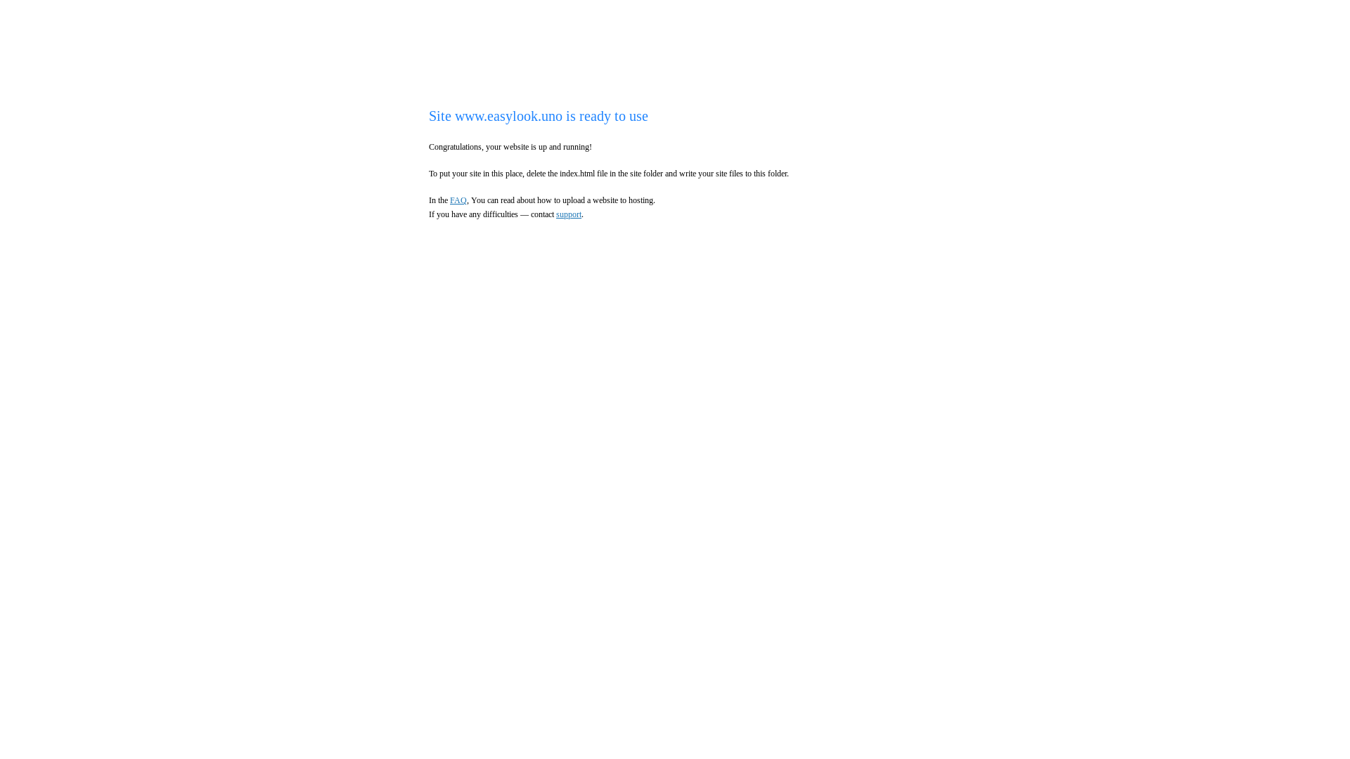 website screenshot of https://easylook.uno/