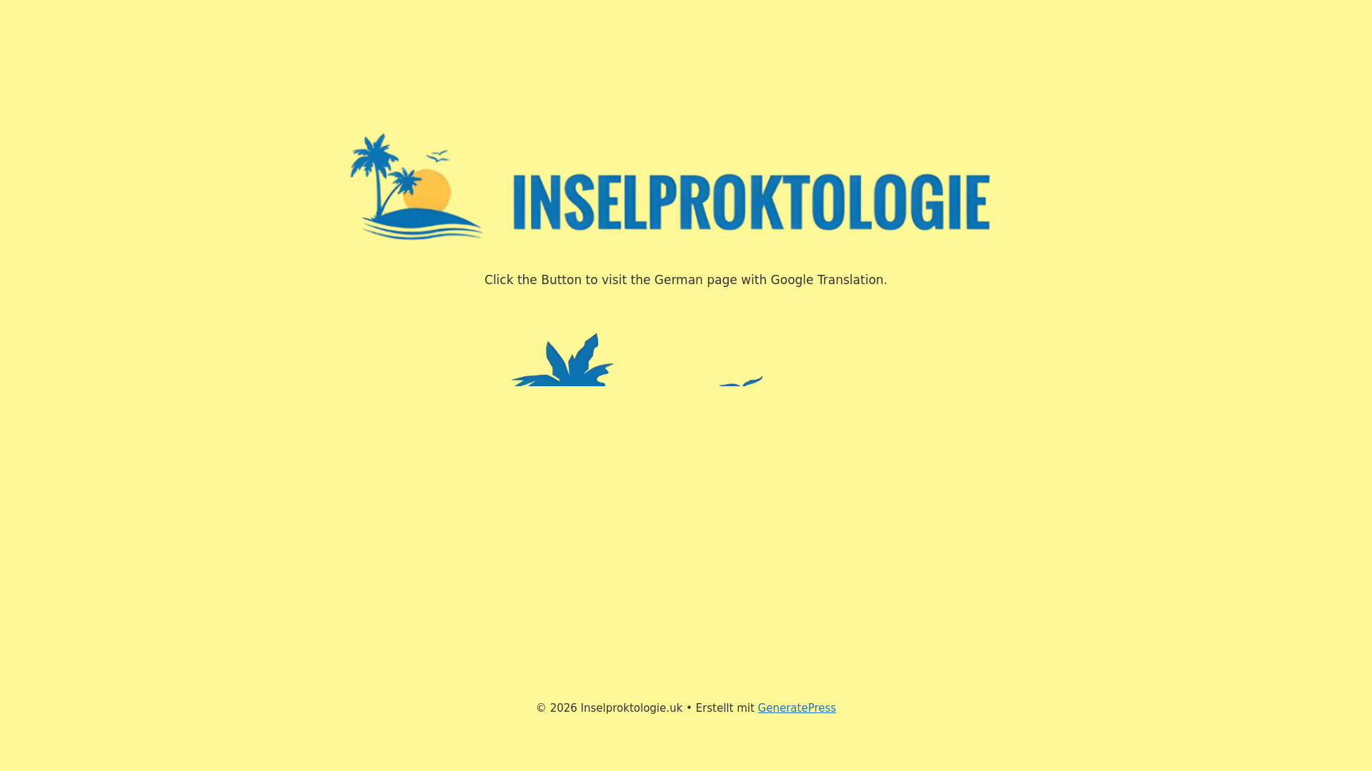 website screenshot of https://inselproktologie.uk/