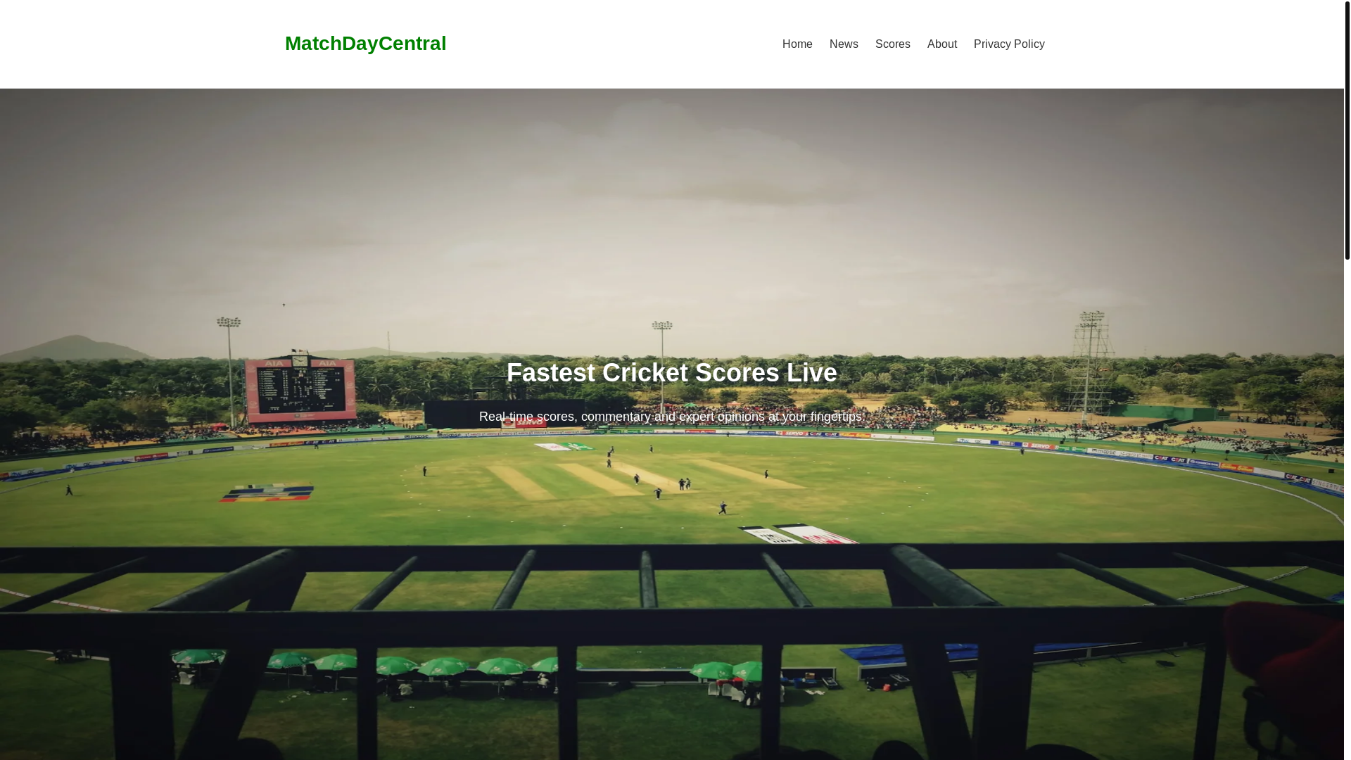 website screenshot of https://matchdaycentral.fun/