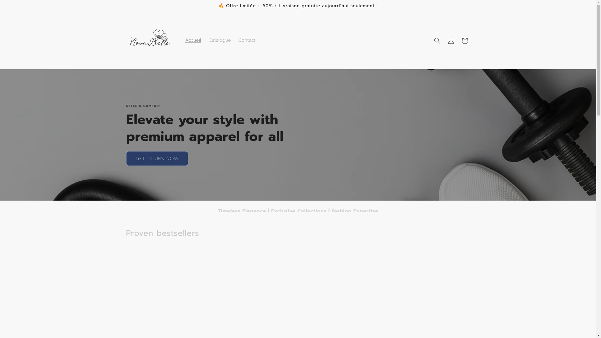 website screenshot of https://novaabelle.com/