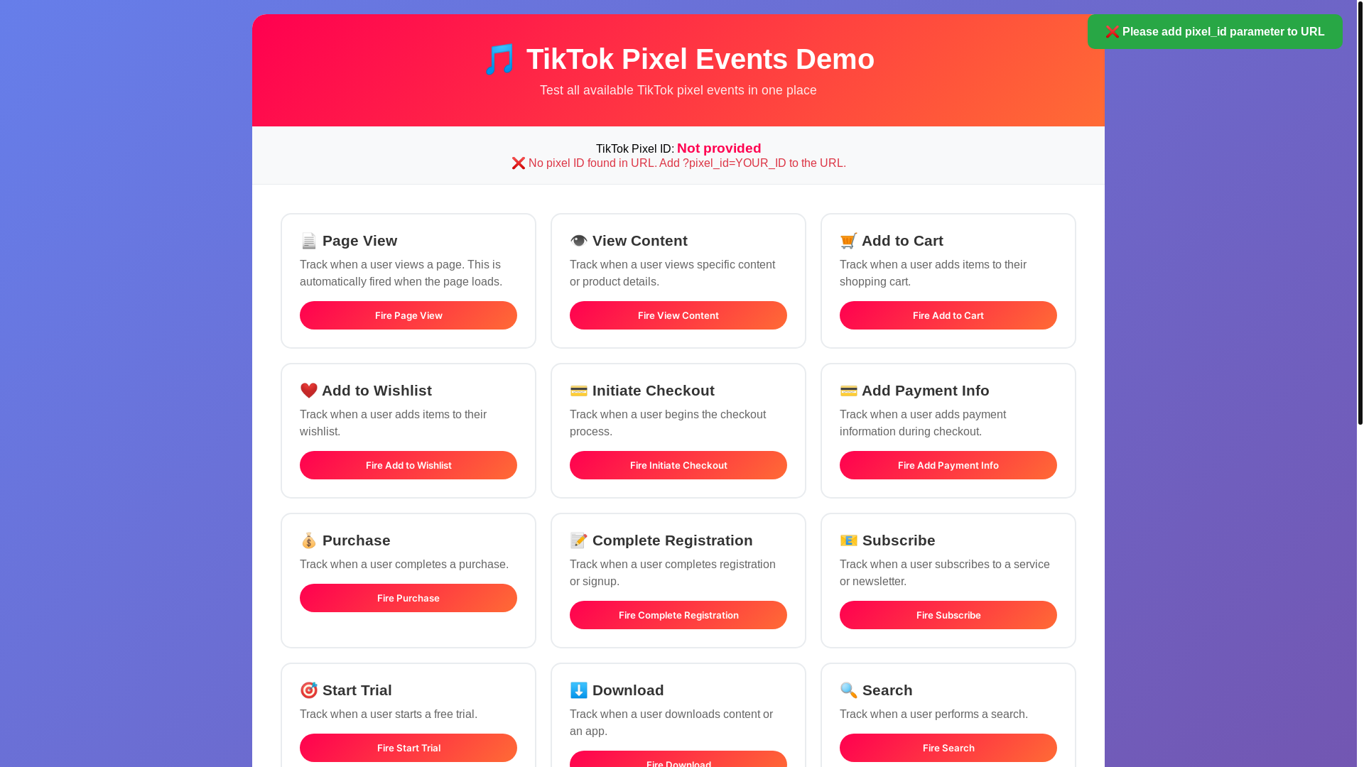 website screenshot of https://tiktok-pixel-primer.pages.dev/