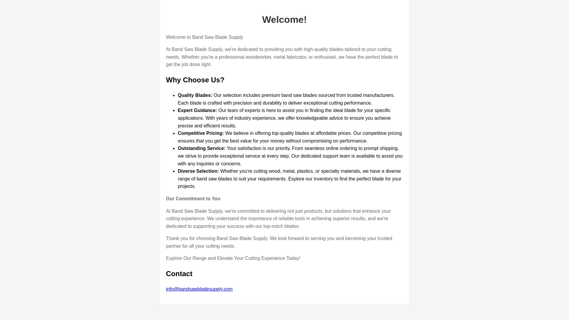 website screenshot of https://bandsawbladesupply-web.pages.dev/