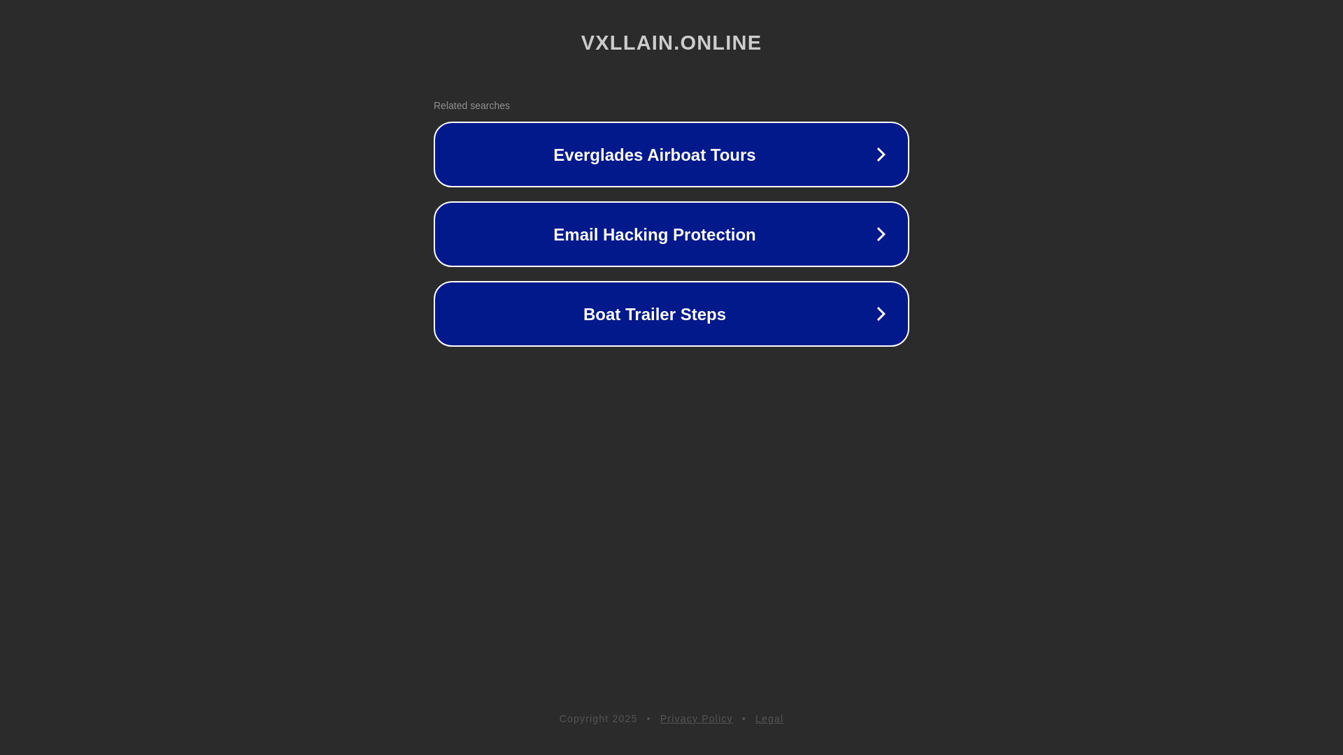 website screenshot of https://vxllain.online/