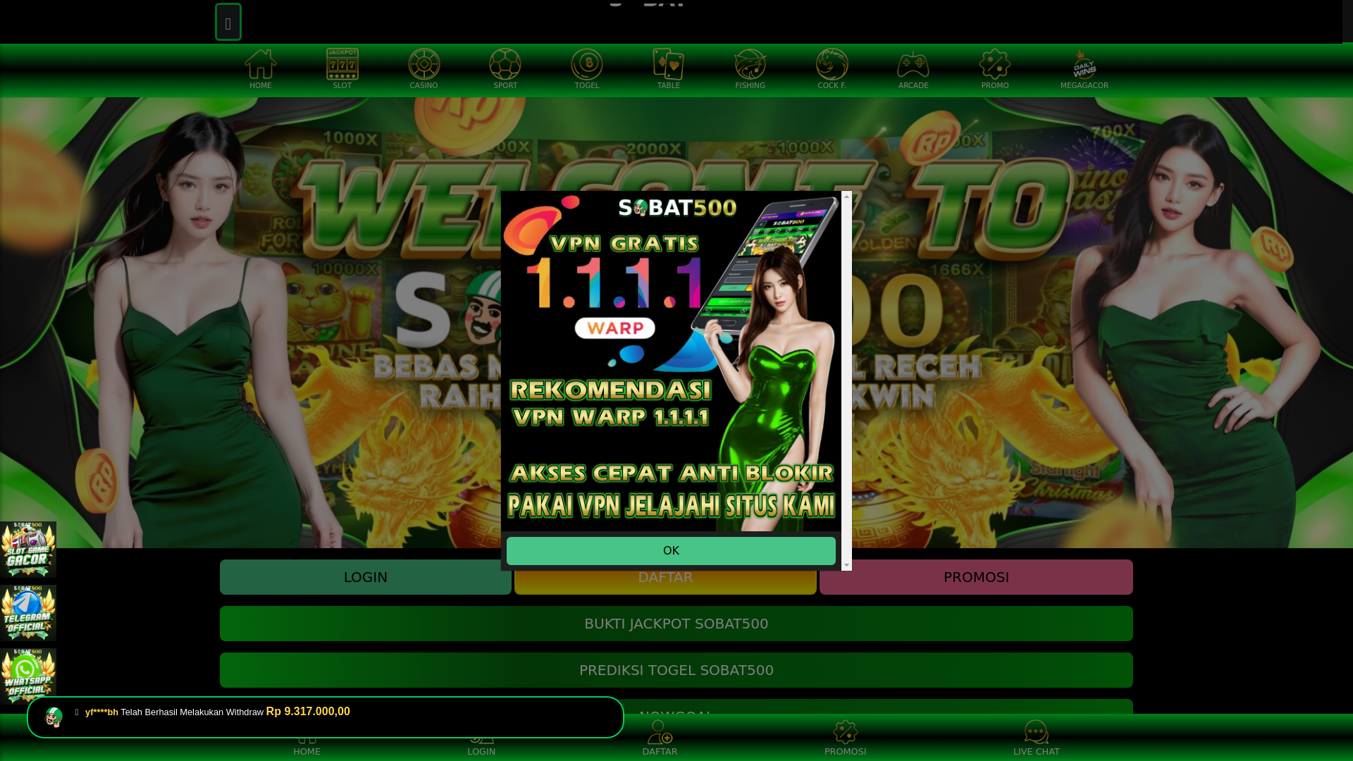 website screenshot of https://wisata700.org/
