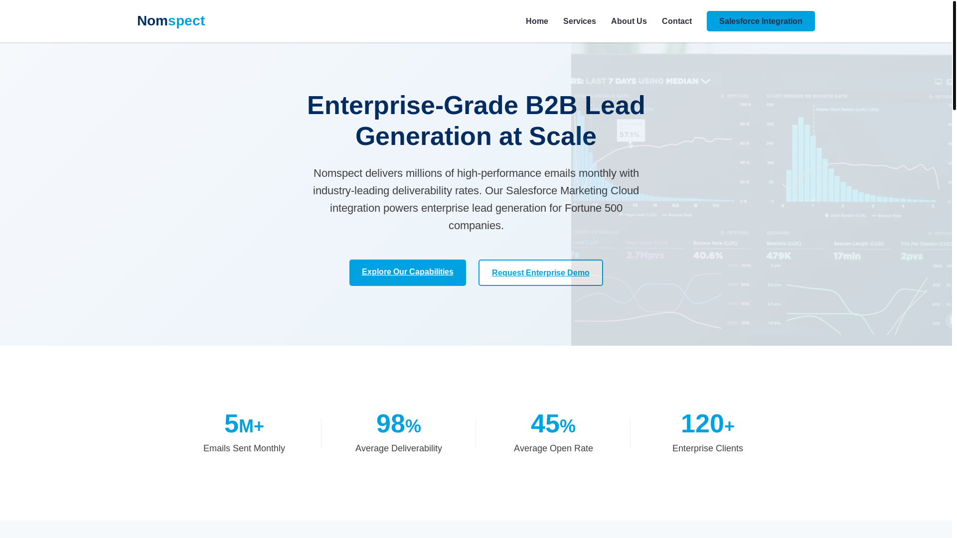 website screenshot of https://nomspect.com/