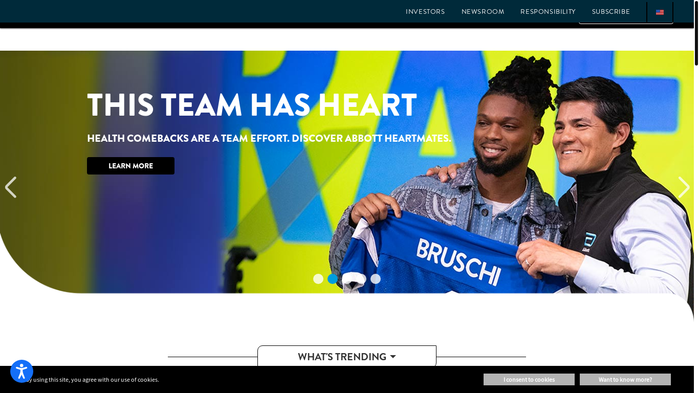 website screenshot of https://abbottmedical.net/