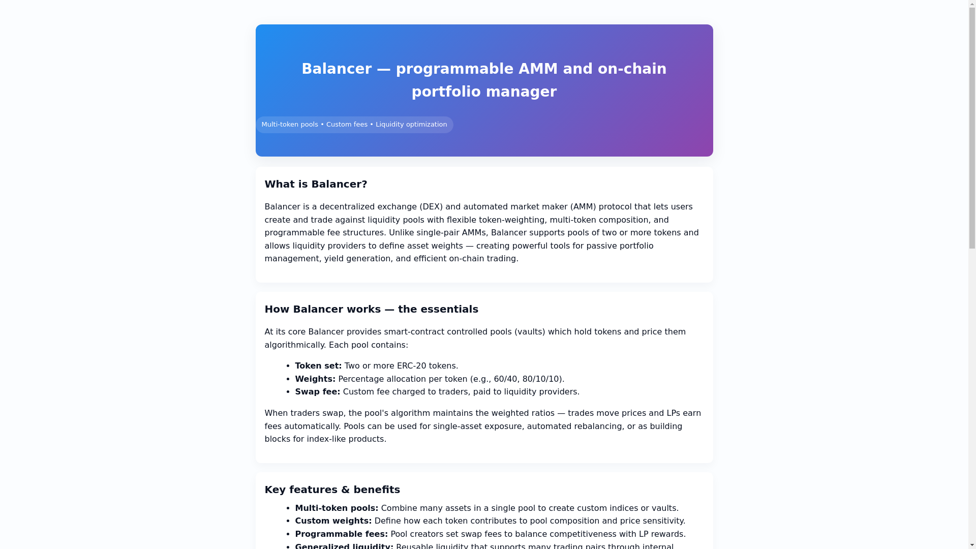 website screenshot of https://began-balanceer-dex-io-us.pages.dev/