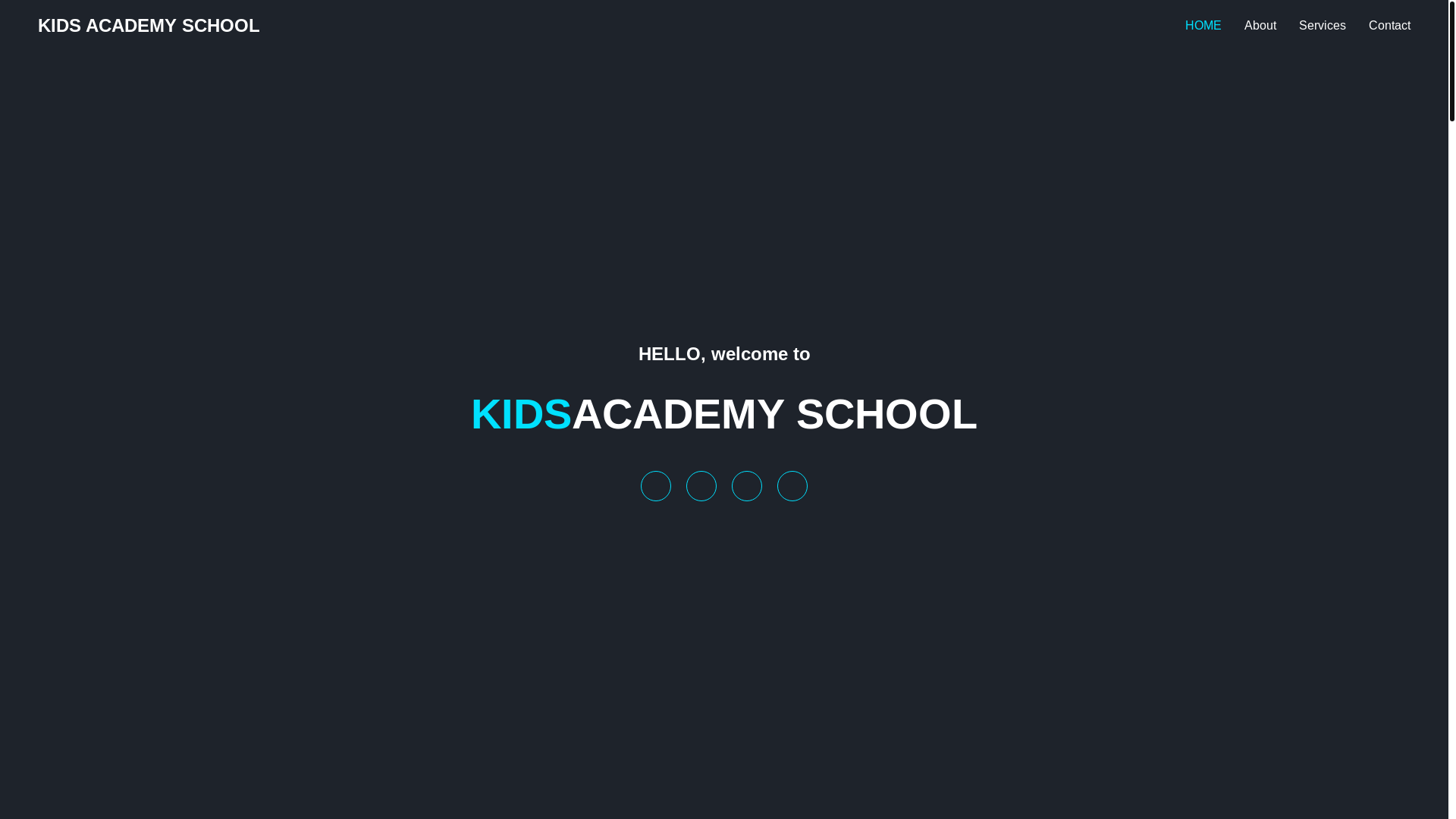 website screenshot of https://kidsacademyschool.site/