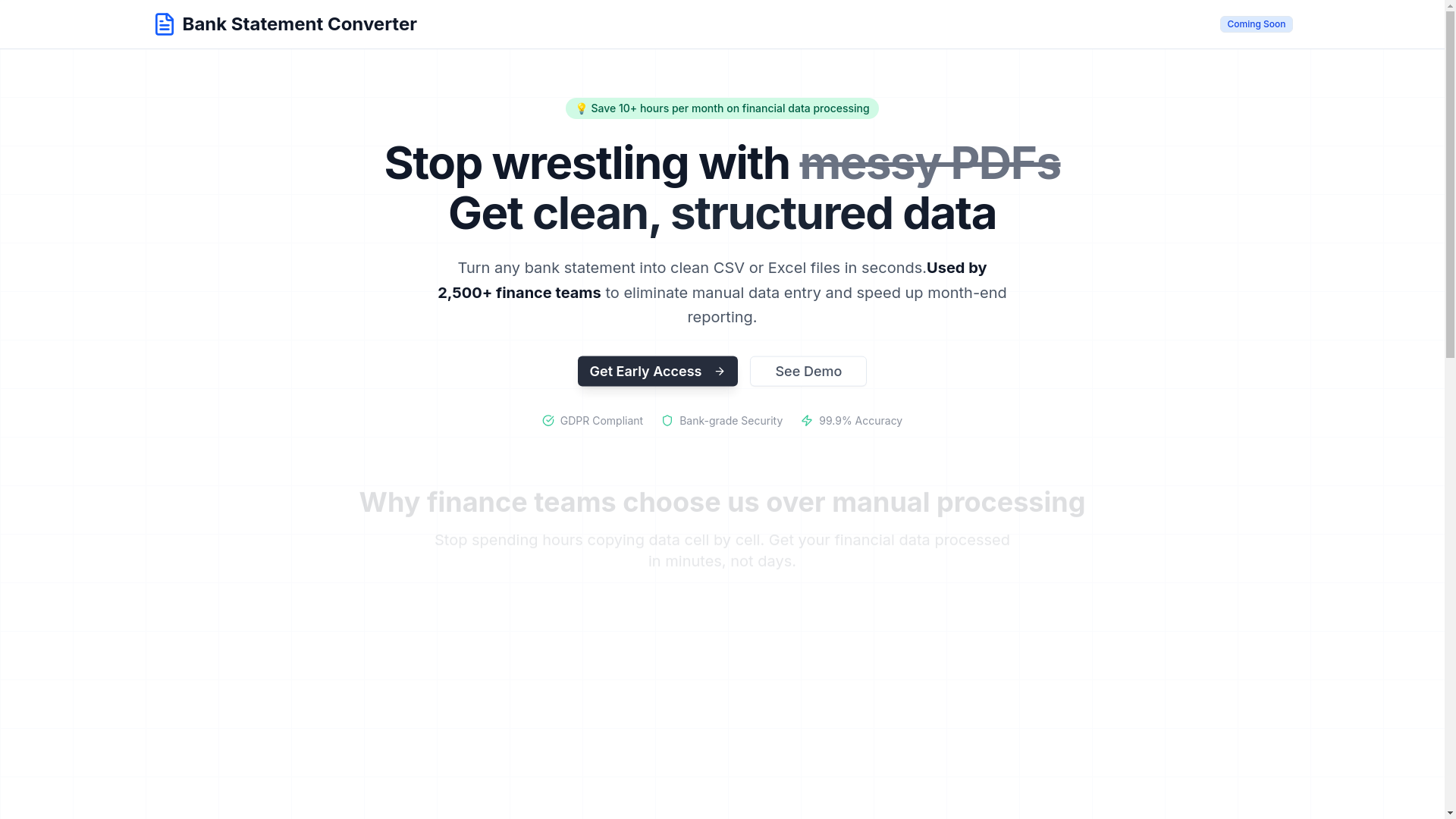 website screenshot of https://bank-statement-converter-pro.pages.dev/