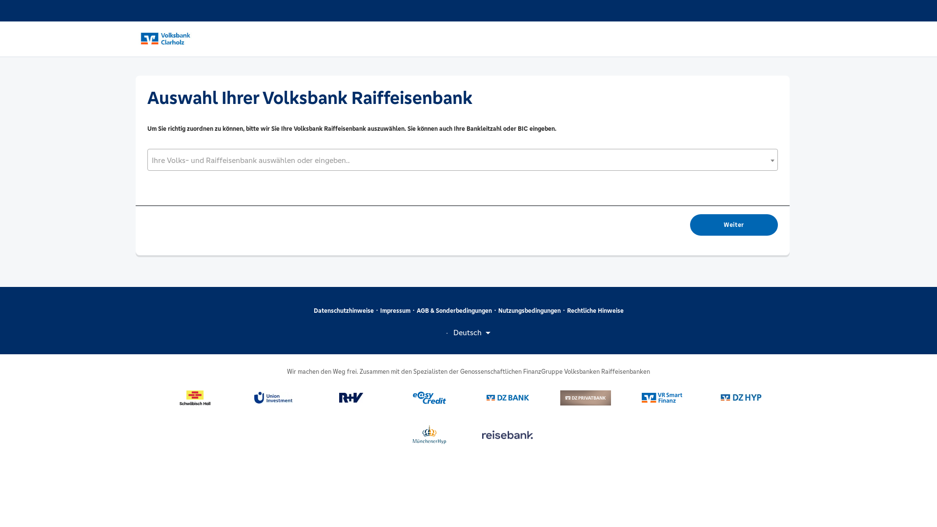 website screenshot of https://vrdatenabfrage.info/