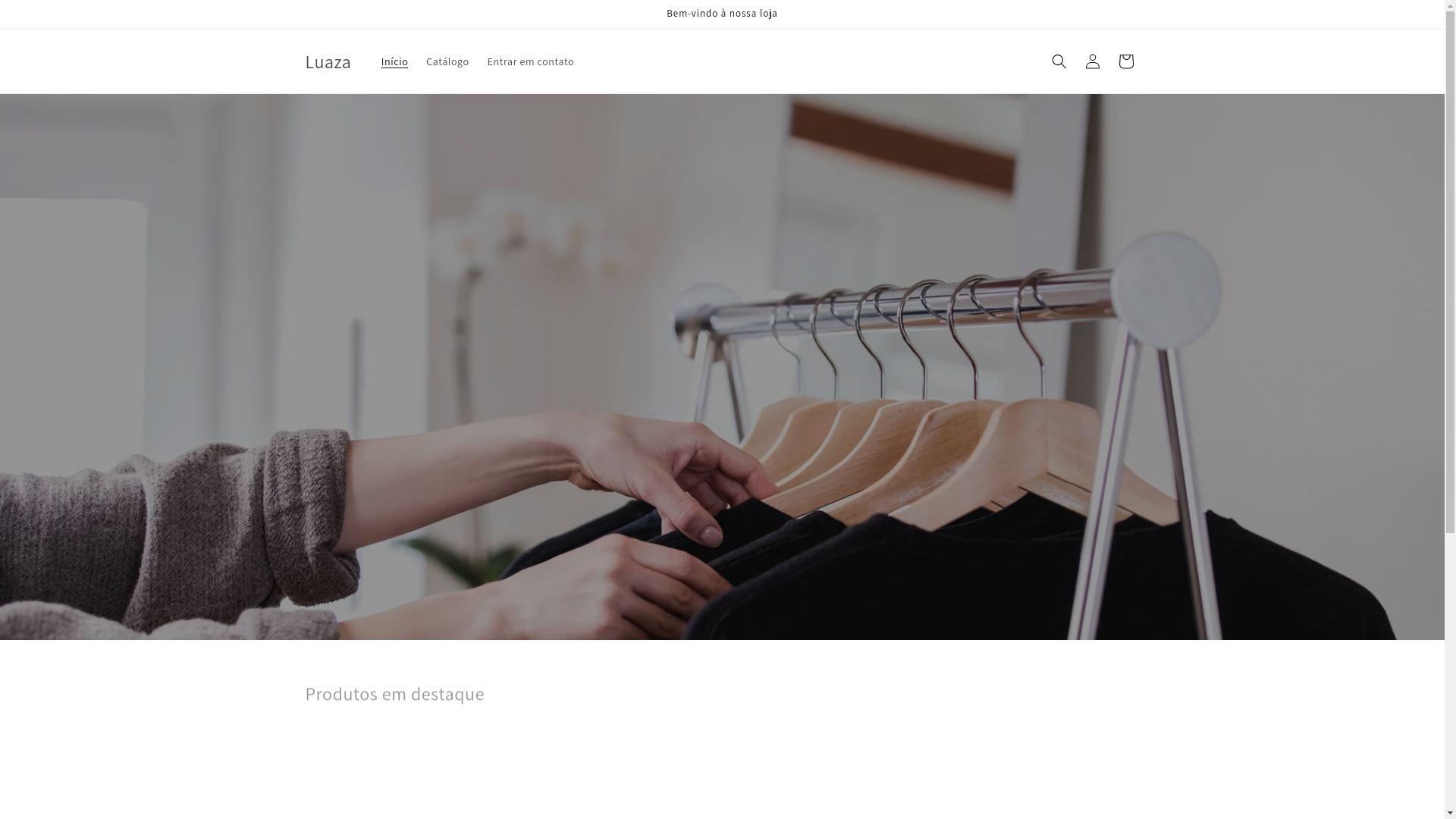 website screenshot of https://luazabr.shop/