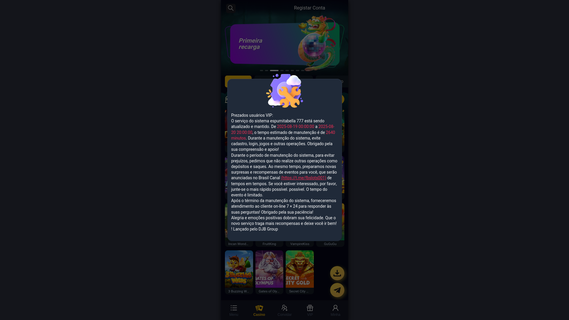 website screenshot of https://espumitabella777fg.com/