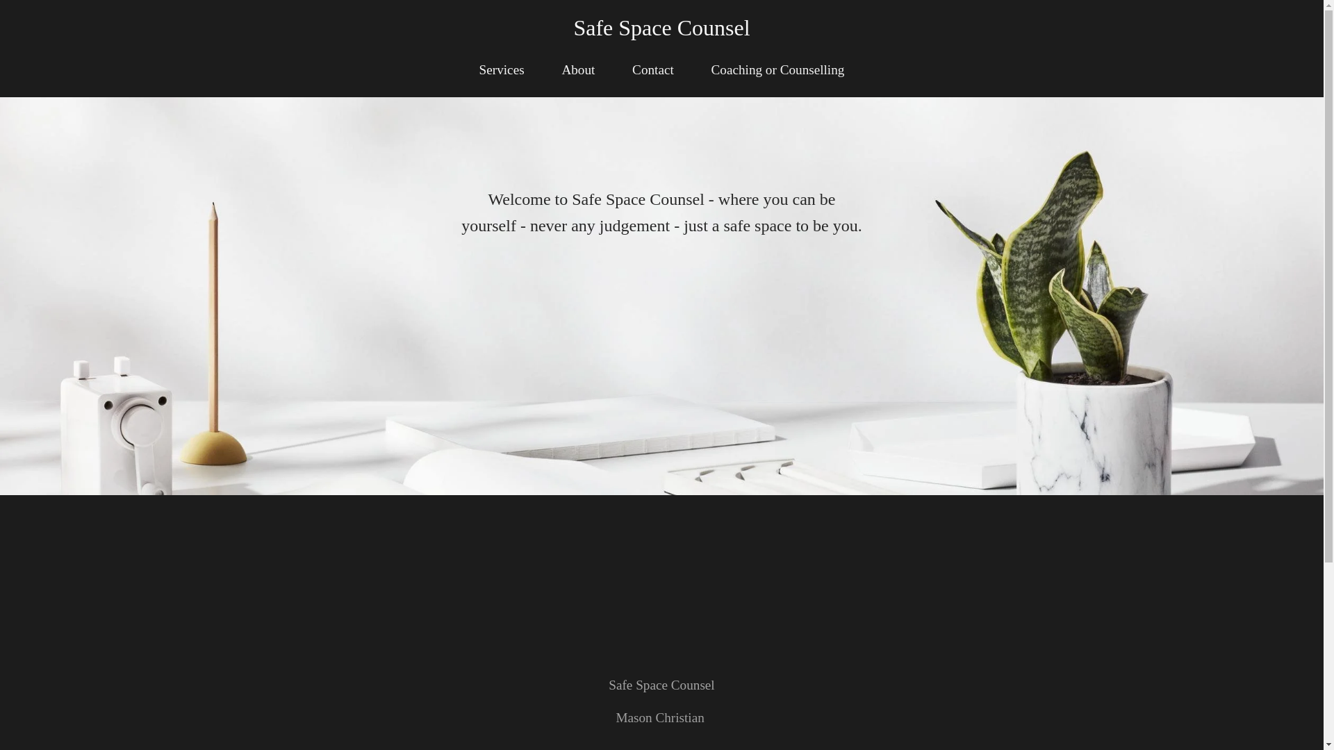 website screenshot of https://safespacemace.ca/