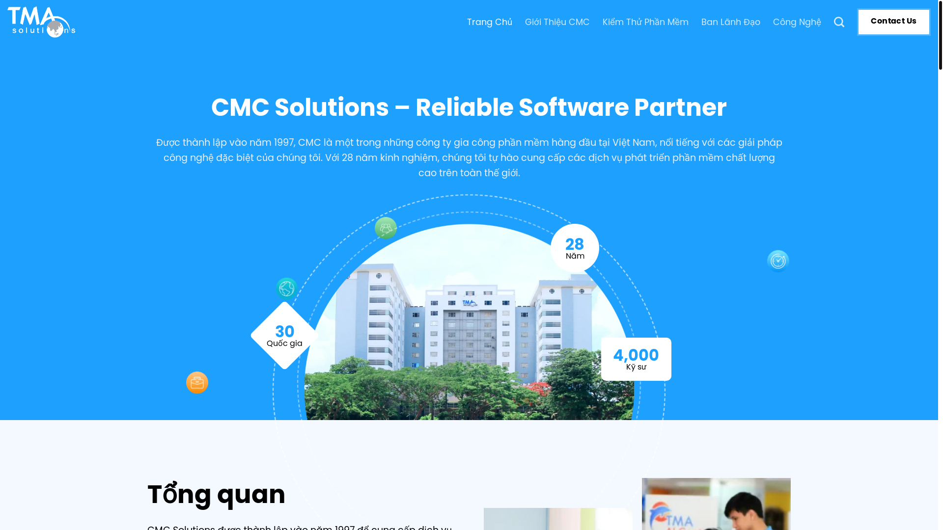 website screenshot of https://cmc-vietnam.com/