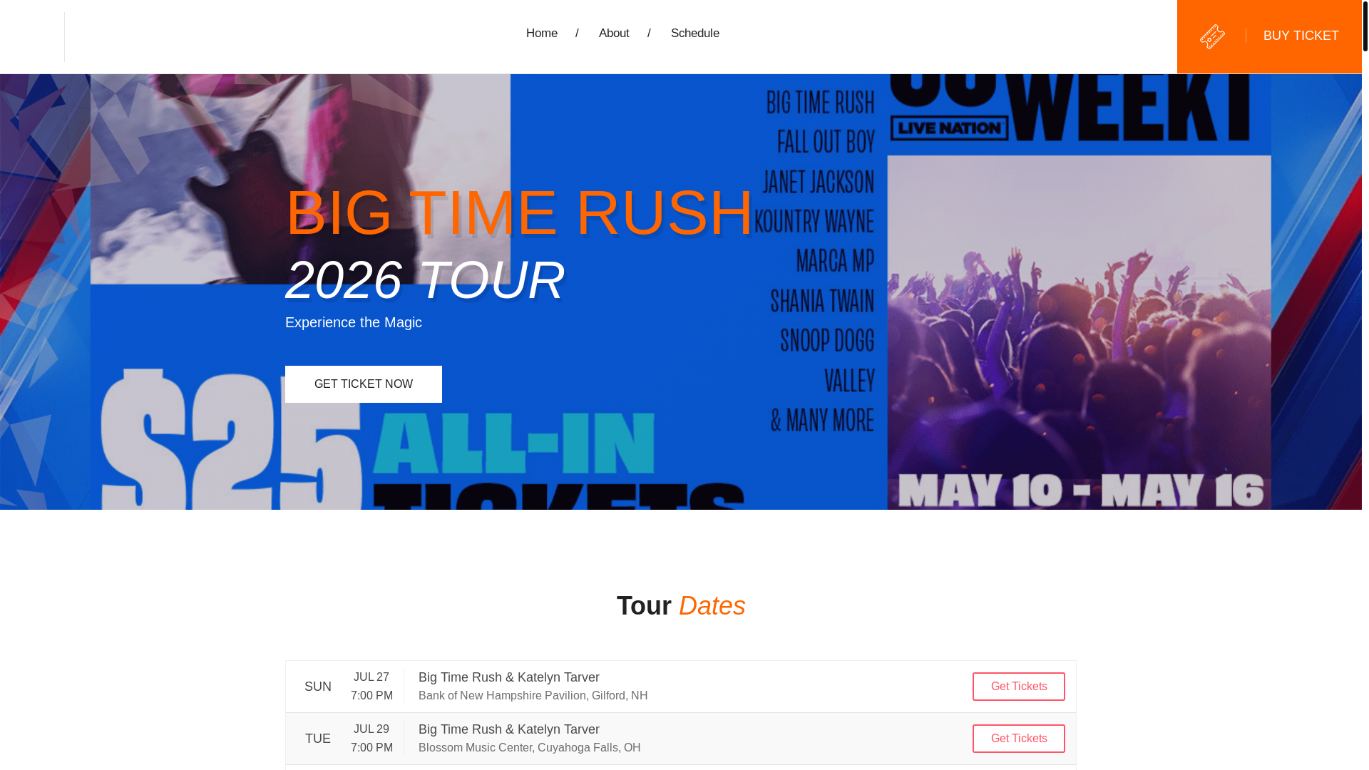 website screenshot of https://bigtimerushtour.us/