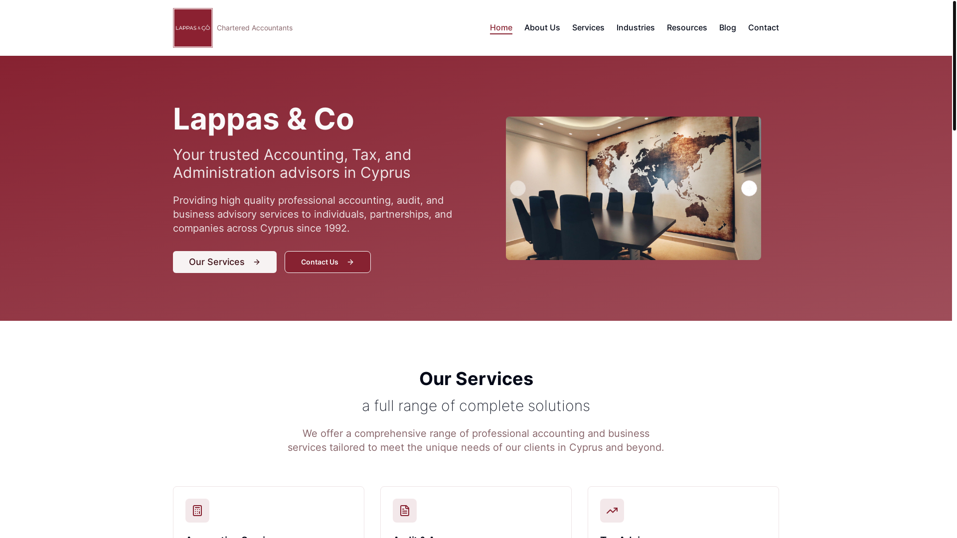 website screenshot of https://lappas-revamp.pages.dev/