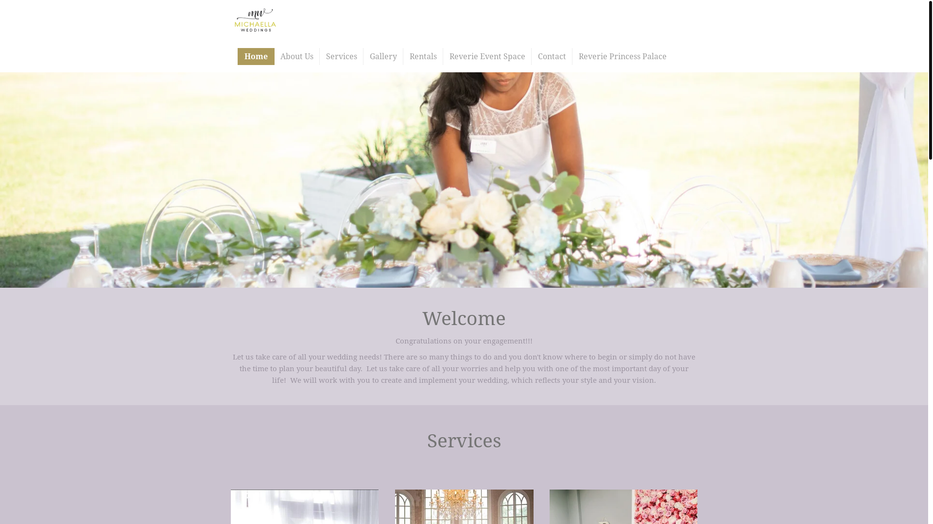 website screenshot of https://reverie-princesspalace.com/