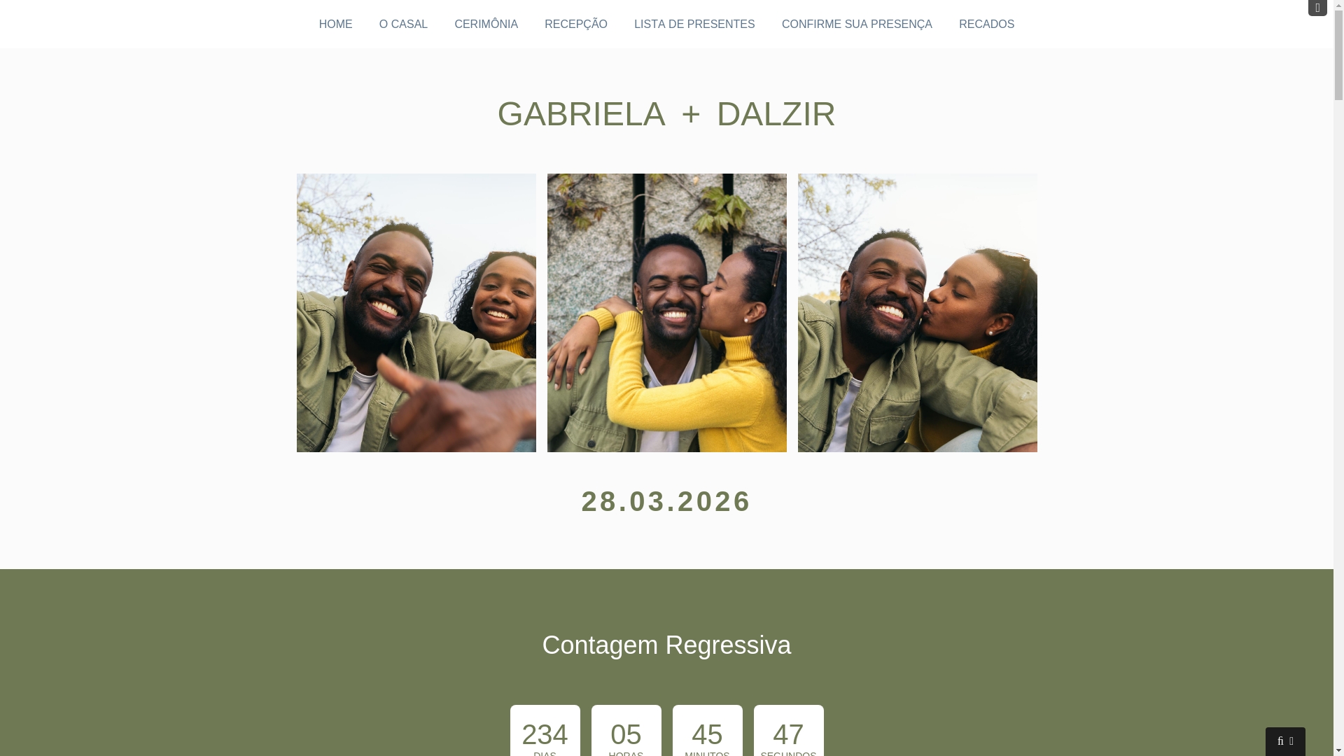 website screenshot of https://gabrielaedalzir.com.br/