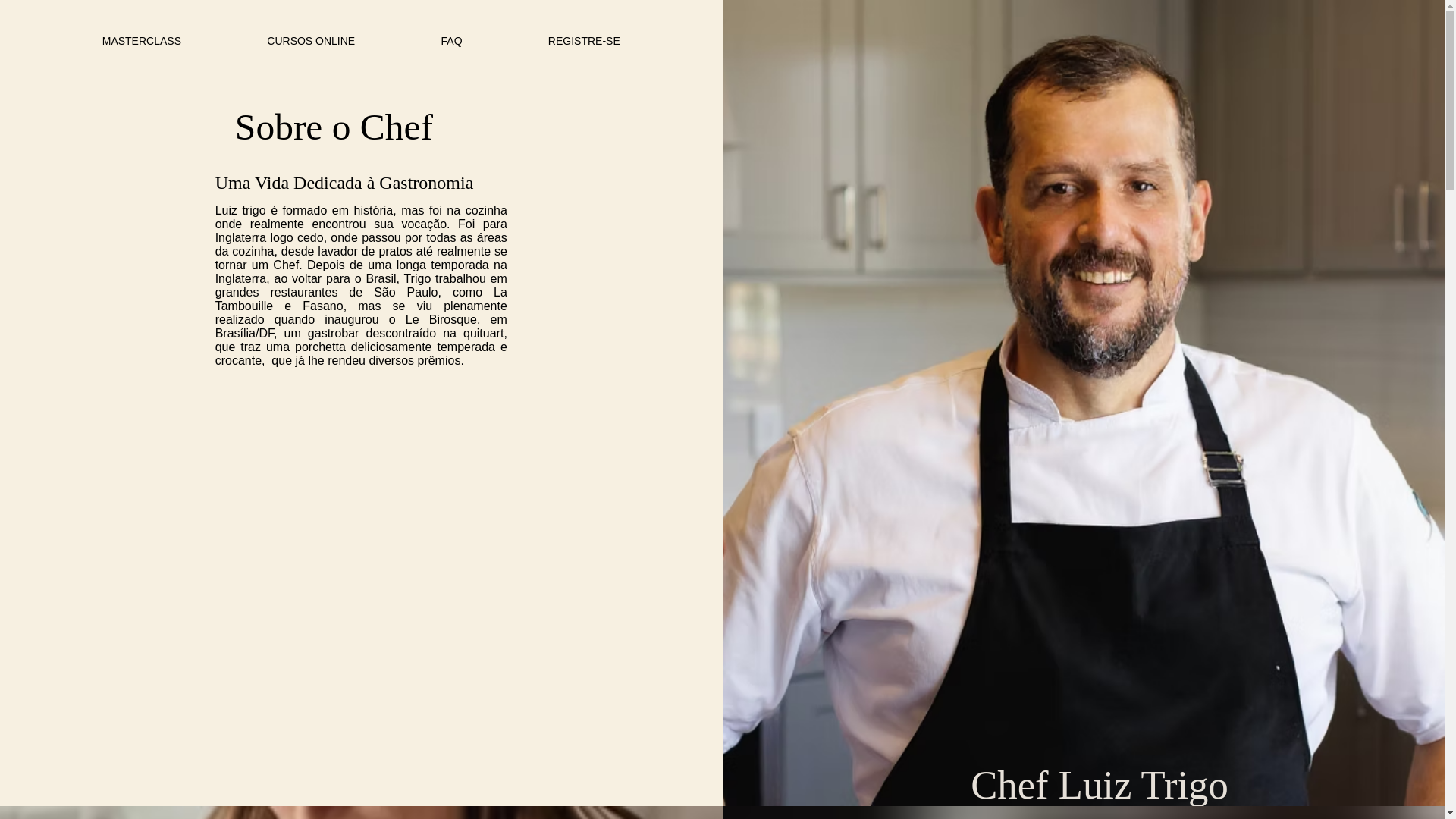website screenshot of https://chefluiztrigo.com.br/
