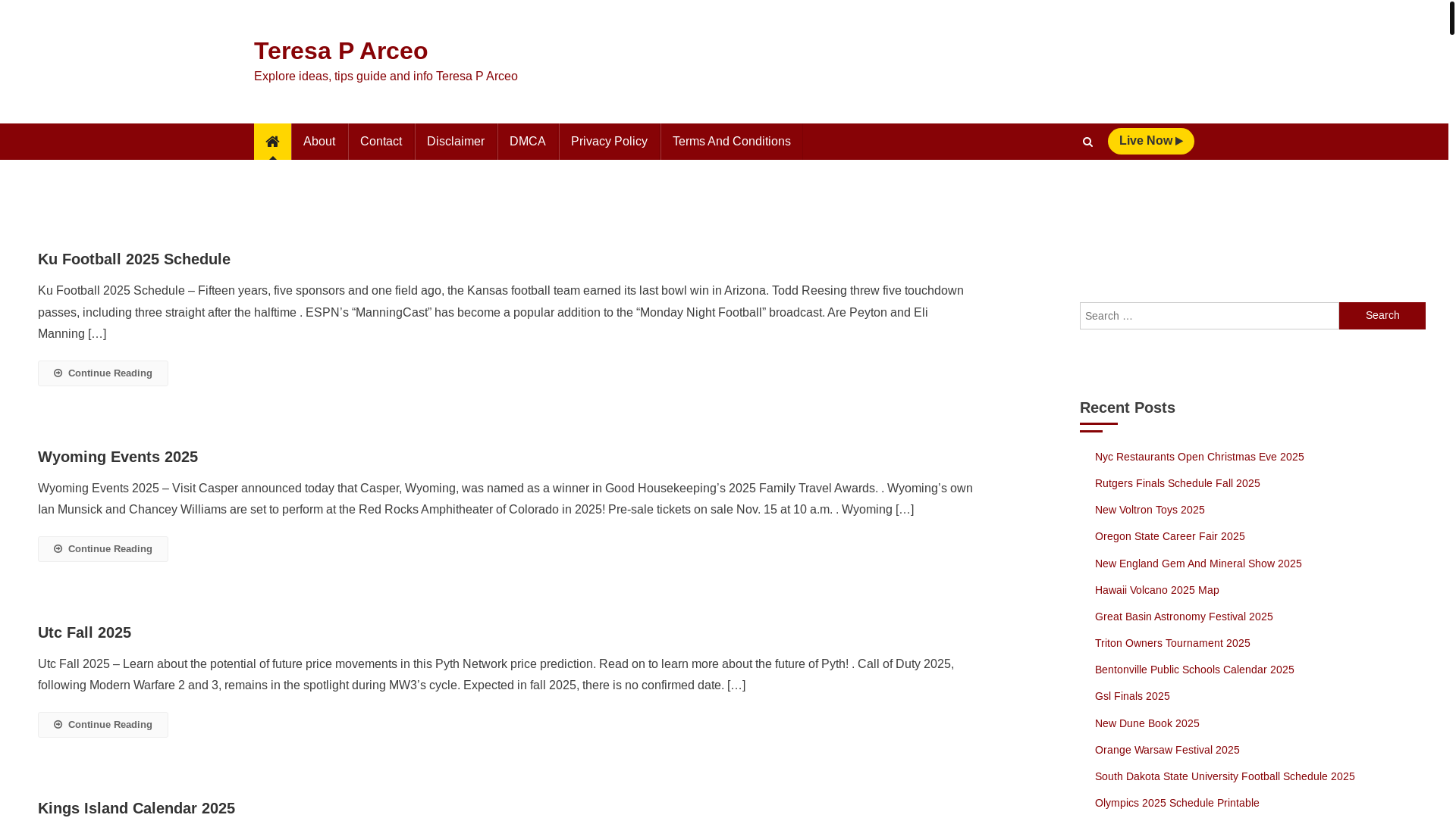 website screenshot of https://teresaparceod.pages.dev/