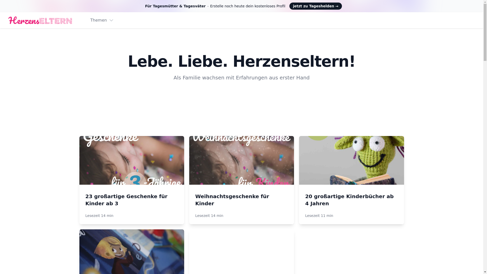 website screenshot of https://nuxt-headless-frontend-herzenseltern.pages.dev/