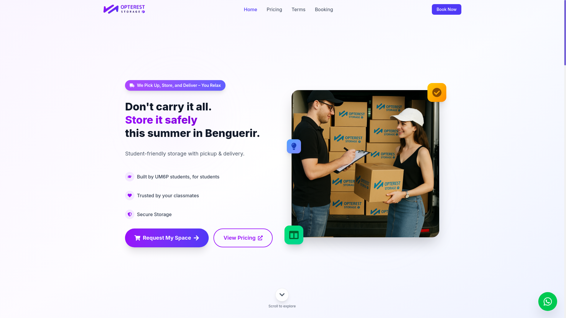website screenshot of https://opterest-nextjs.pages.dev/