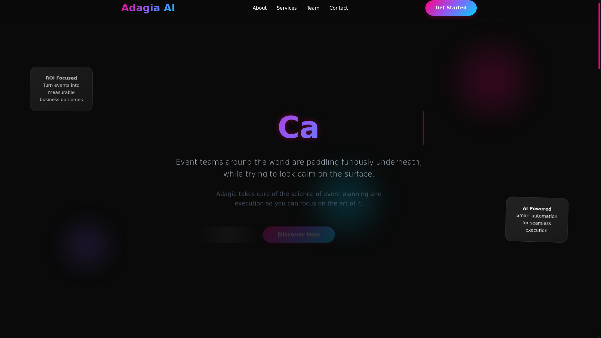 website screenshot of https://adagia.pages.dev/