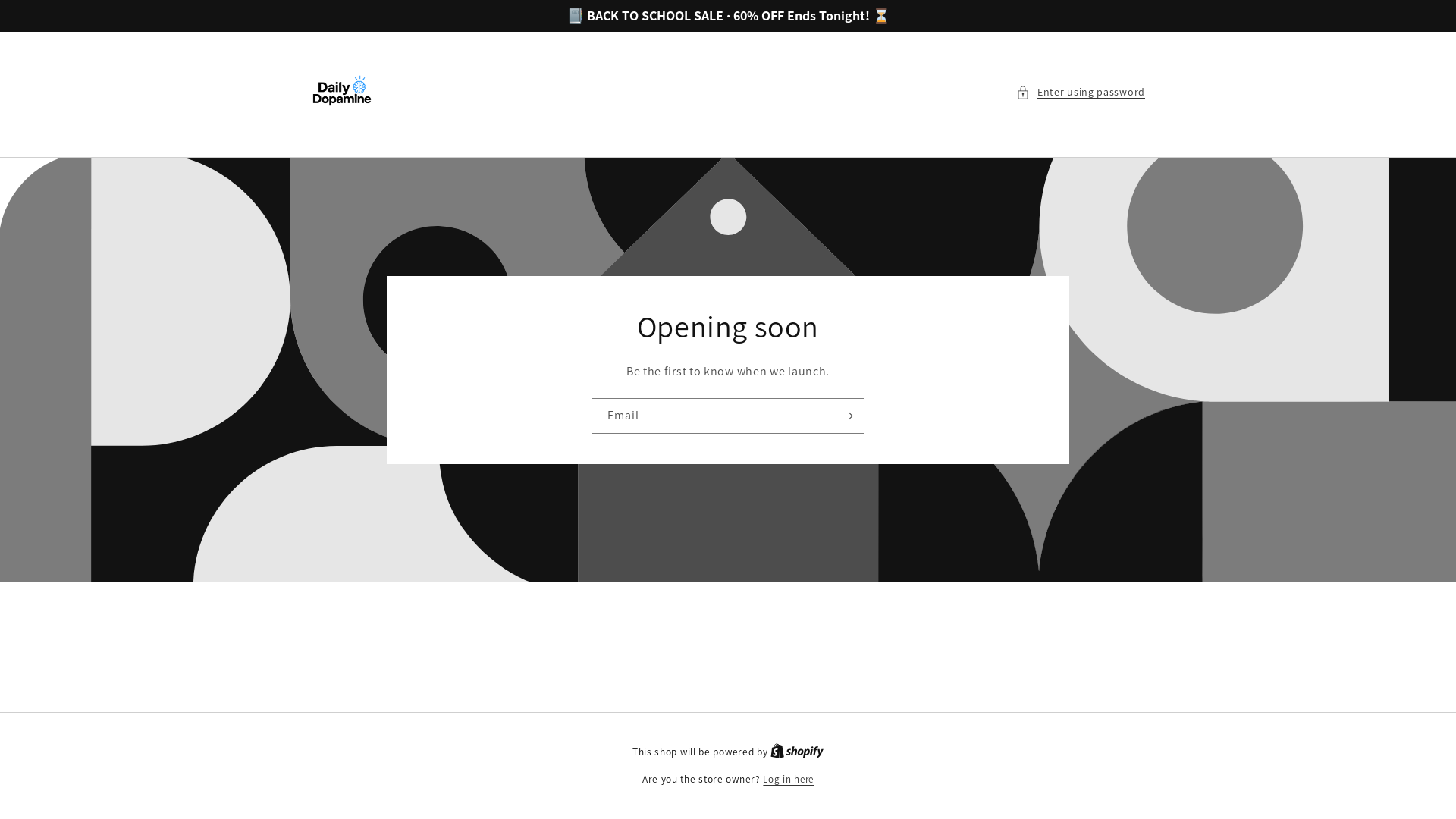 website screenshot of https://dailydopamine.shop/