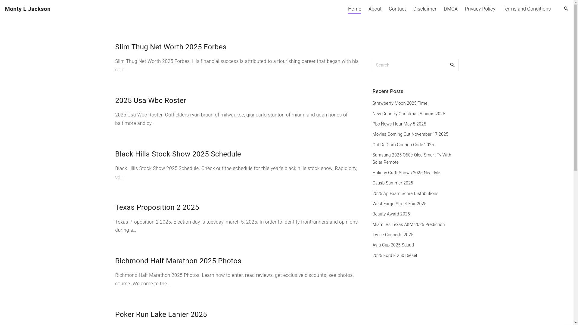 website screenshot of https://montyljacksond.pages.dev/