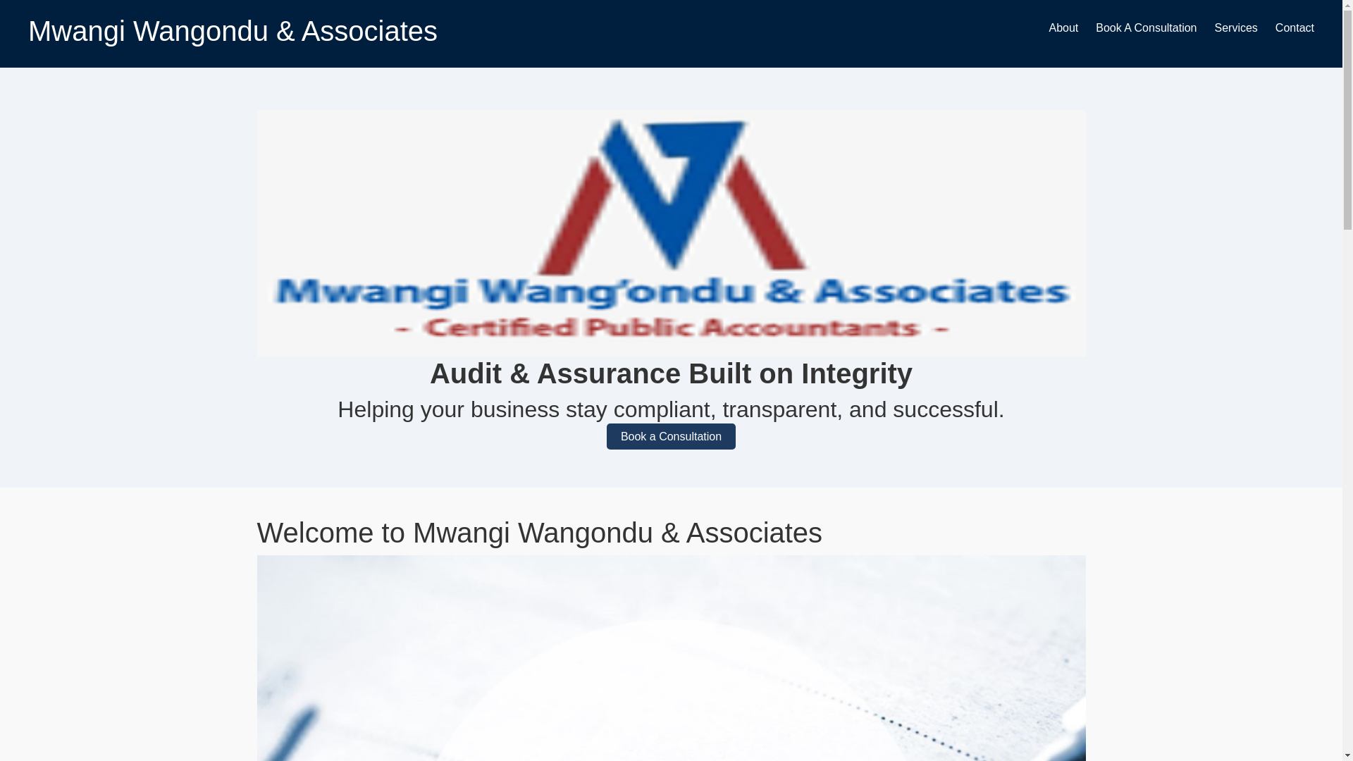 website screenshot of https://mwangiandwangonduassociates.com/