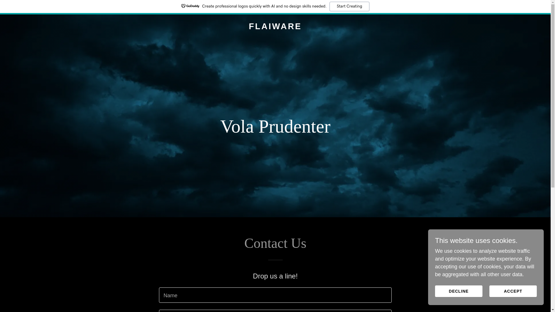 website screenshot of https://flaiware.com/
